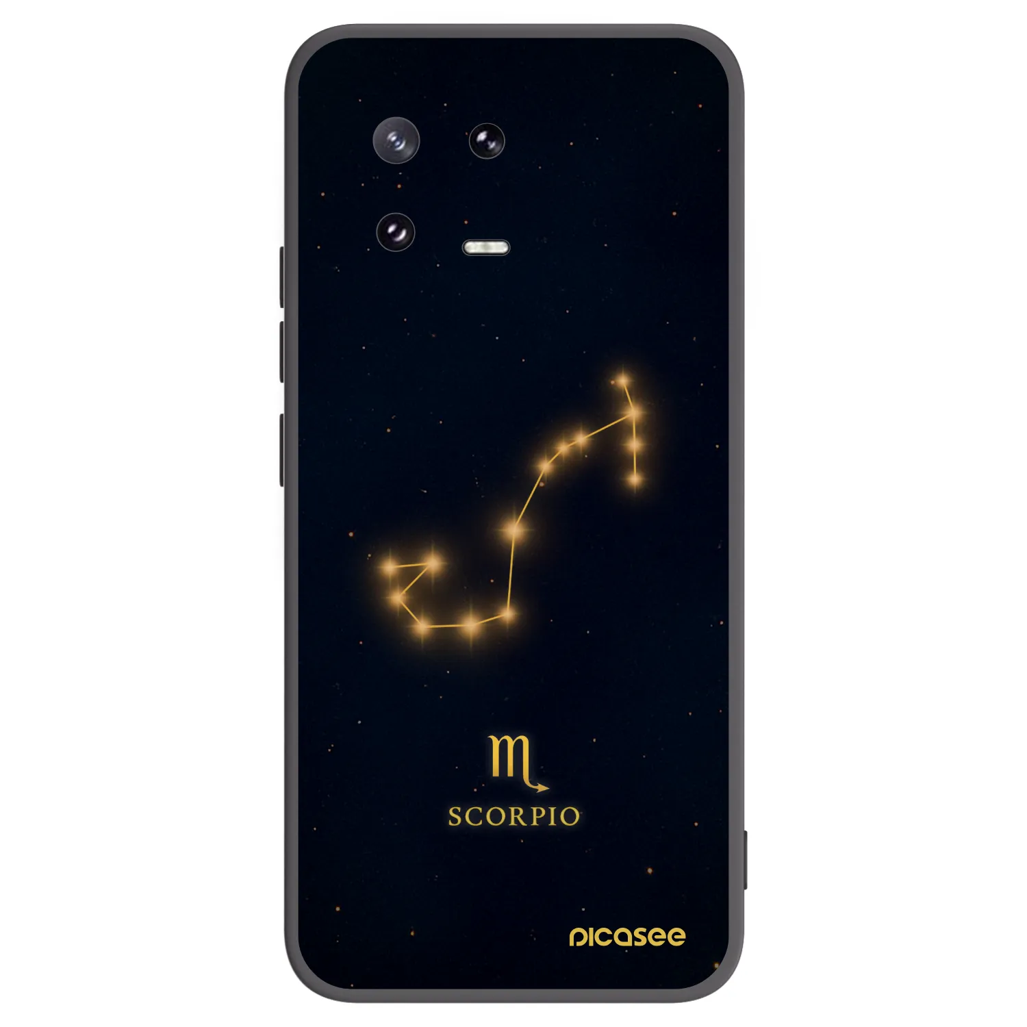 Picasee Xiaomi 13 Pro Hülle - Schwarzes Silikon - SCORPIO