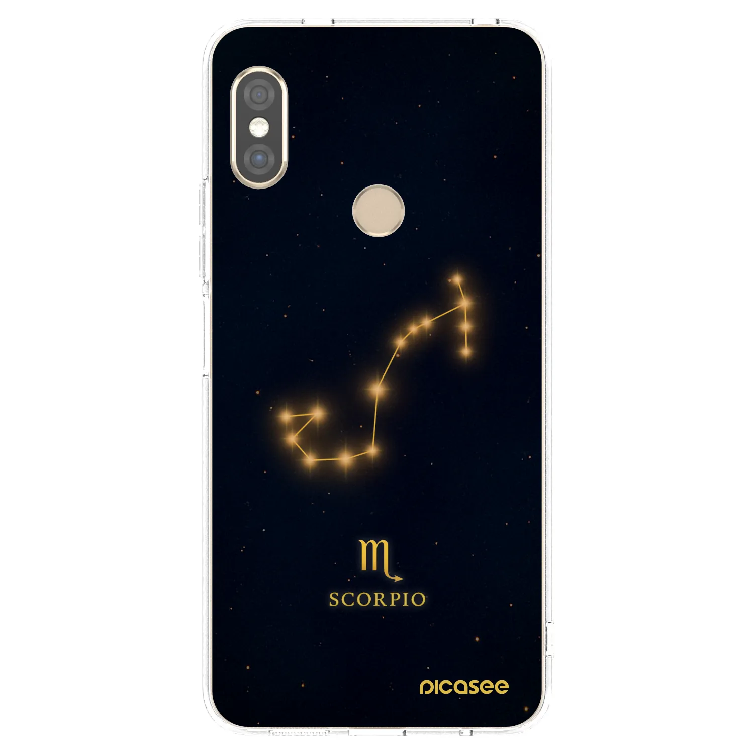 Picasee Xiaomi Redmi Note 5 Global Hülle - Transparentes Silikon - SCORPIO