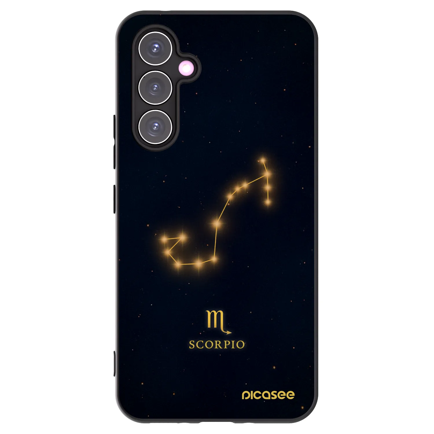 Picasee Samsung Galaxy A54 5G A546B Hülle - Schwarzes Silikon - SCORPIO