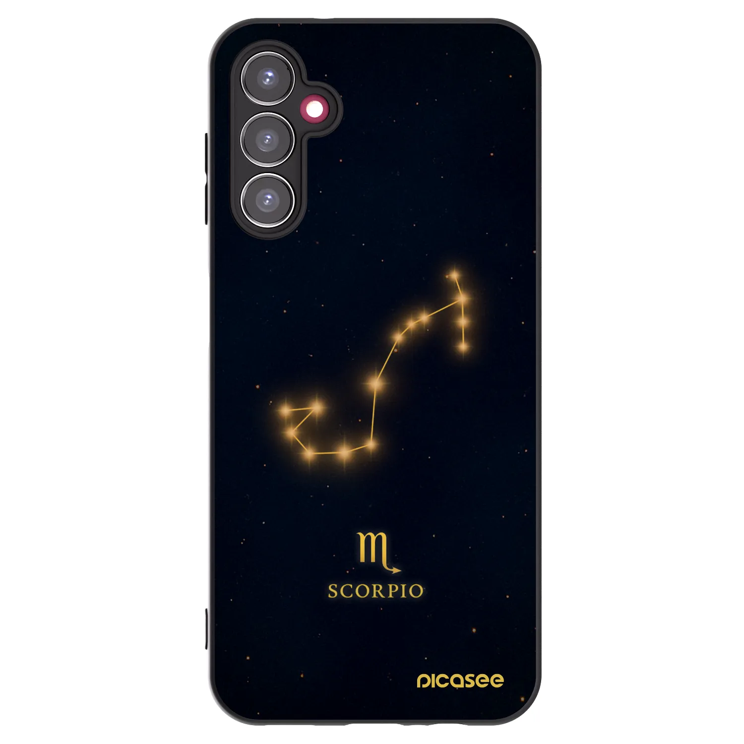 Picasee Samsung Galaxy A14 4G A145R Hülle - Schwarzes Silikon - SCORPIO