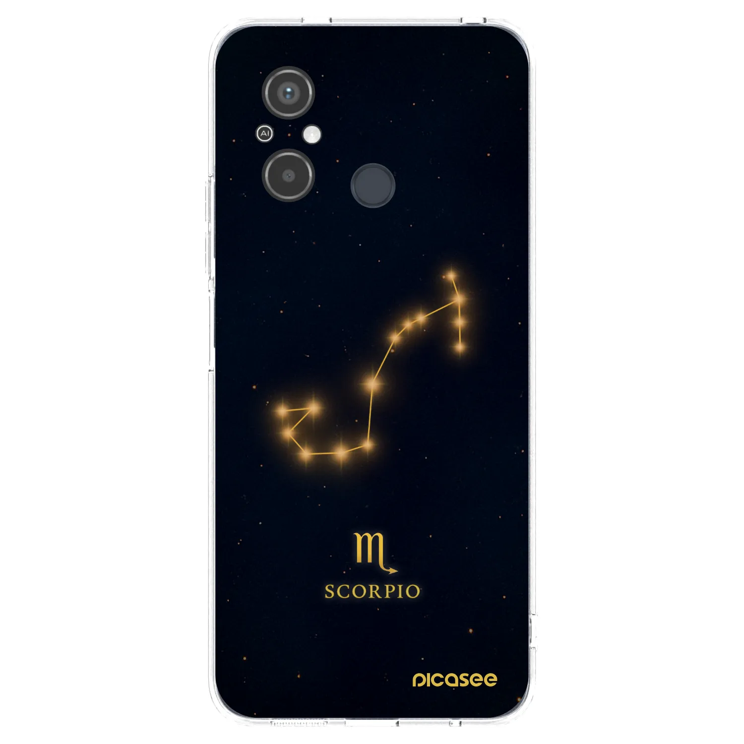 Picasee Xiaomi Redmi 12C Hülle - Transparentes Silikon - SCORPIO