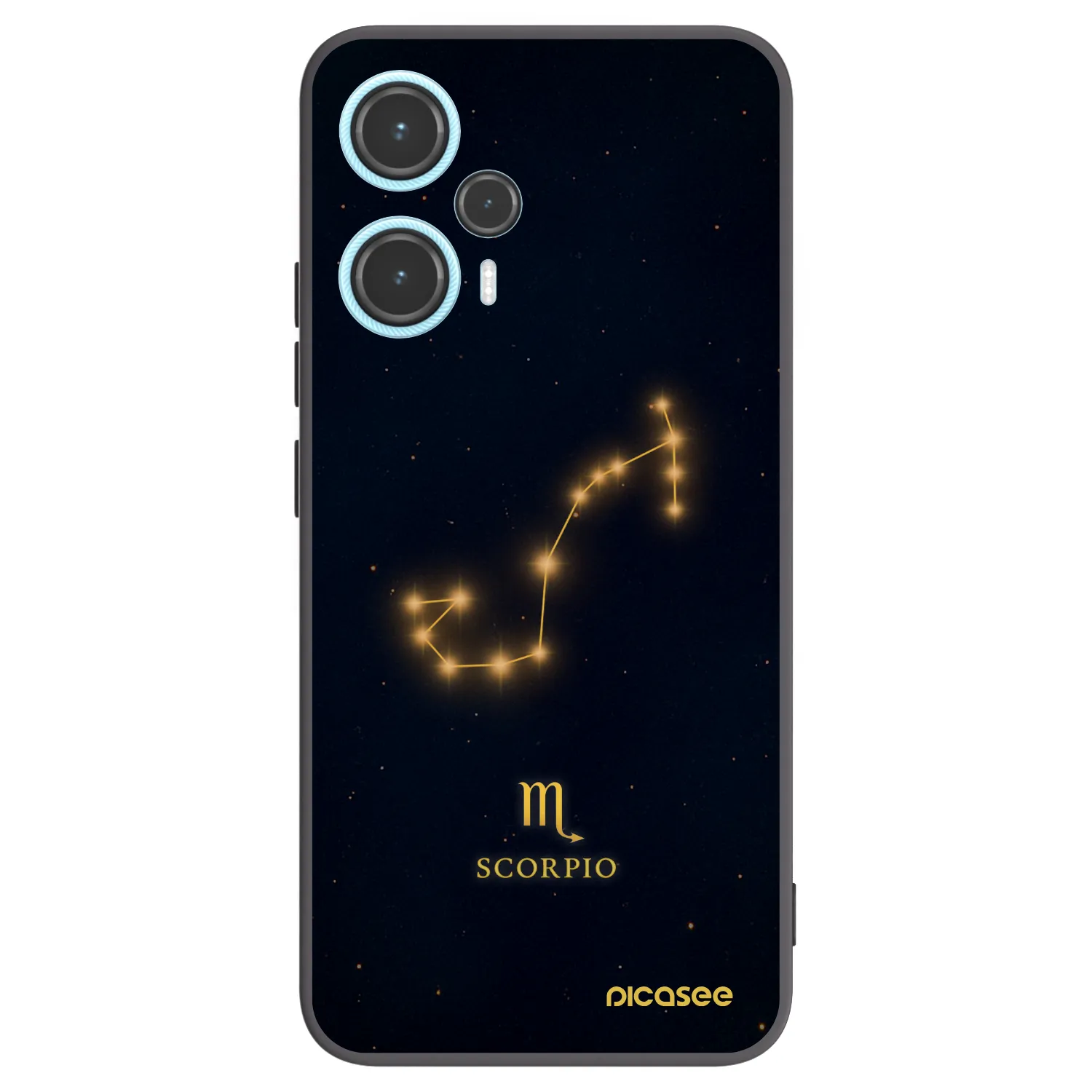 Picasee Xiaomi Poco F5 Hülle - Schwarzes Silikon - SCORPIO