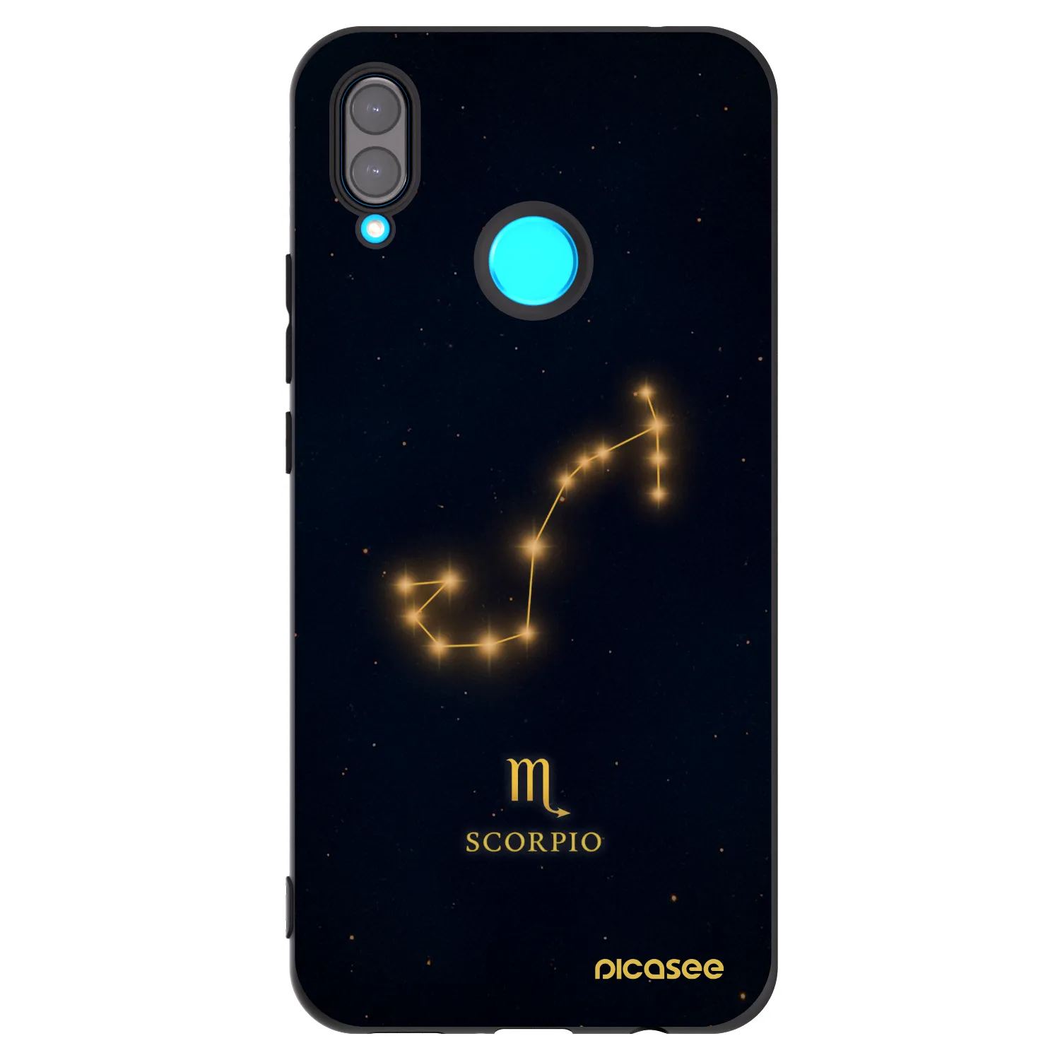 Picasee Huawei Nova 3i Hülle - Schwarzes Silikon - SCORPIO