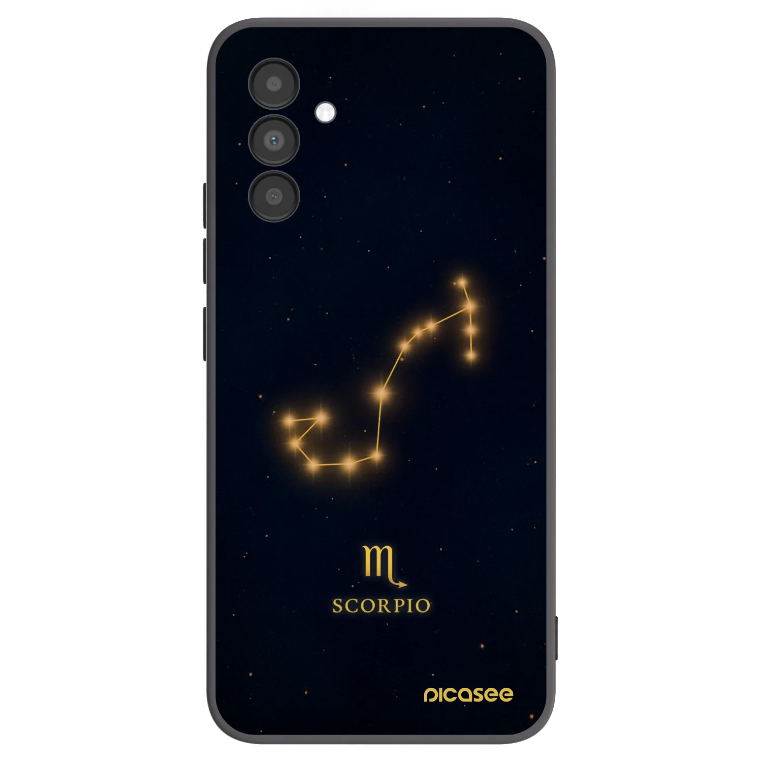 Picasee Samsung Galaxy A04s A047F Hülle - Schwarzes Silikon - SCORPIO