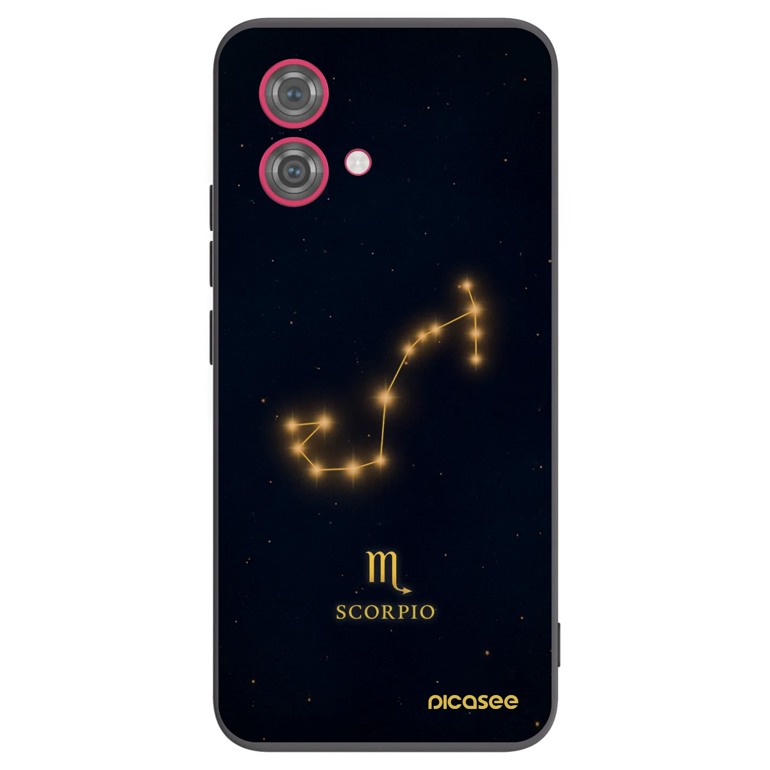 Picasee Motorola Moto G84 5G Hülle - Schwarzes Silikon - SCORPIO