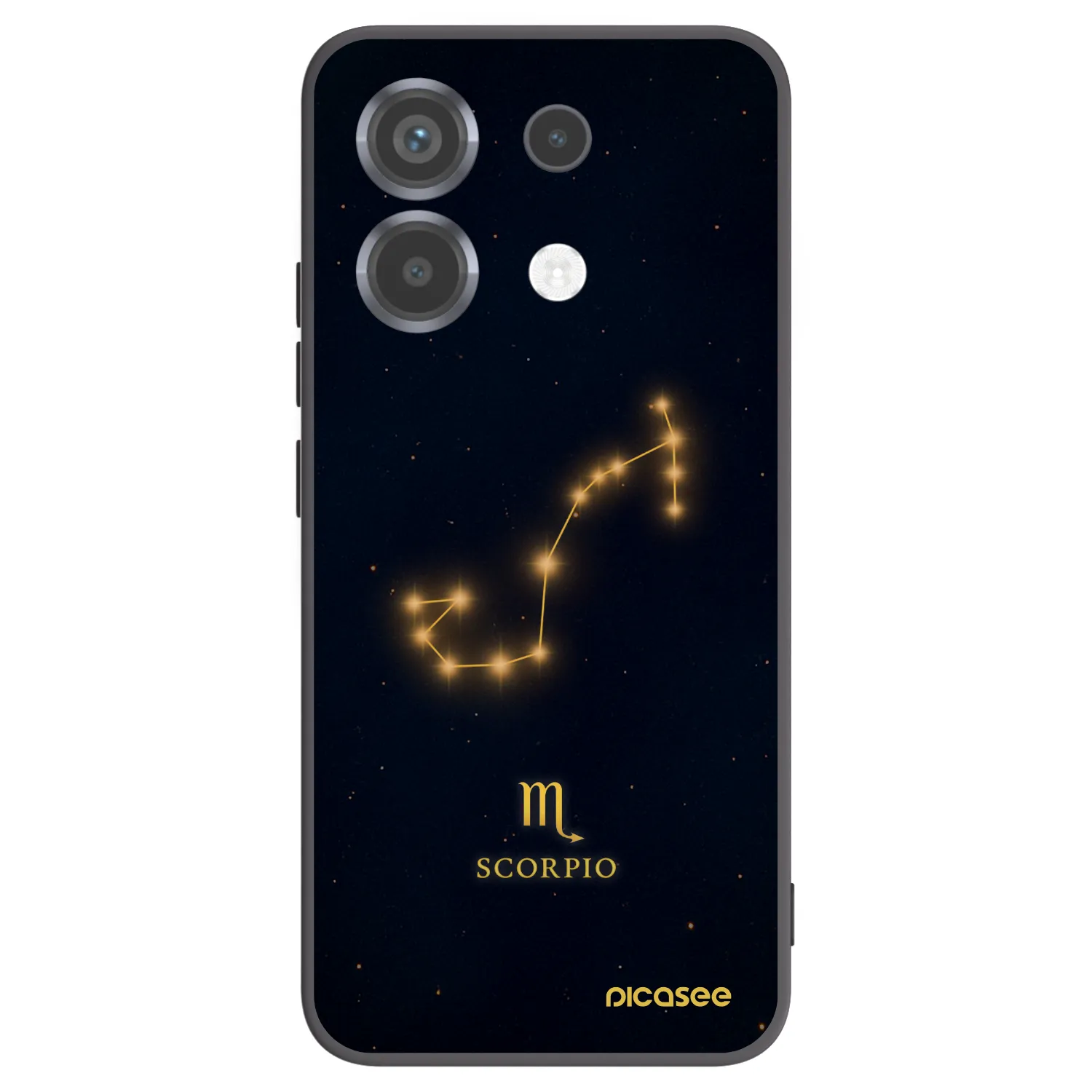 Picasee Xiaomi Poco X6 Hülle - Schwarzes Silikon - SCORPIO
