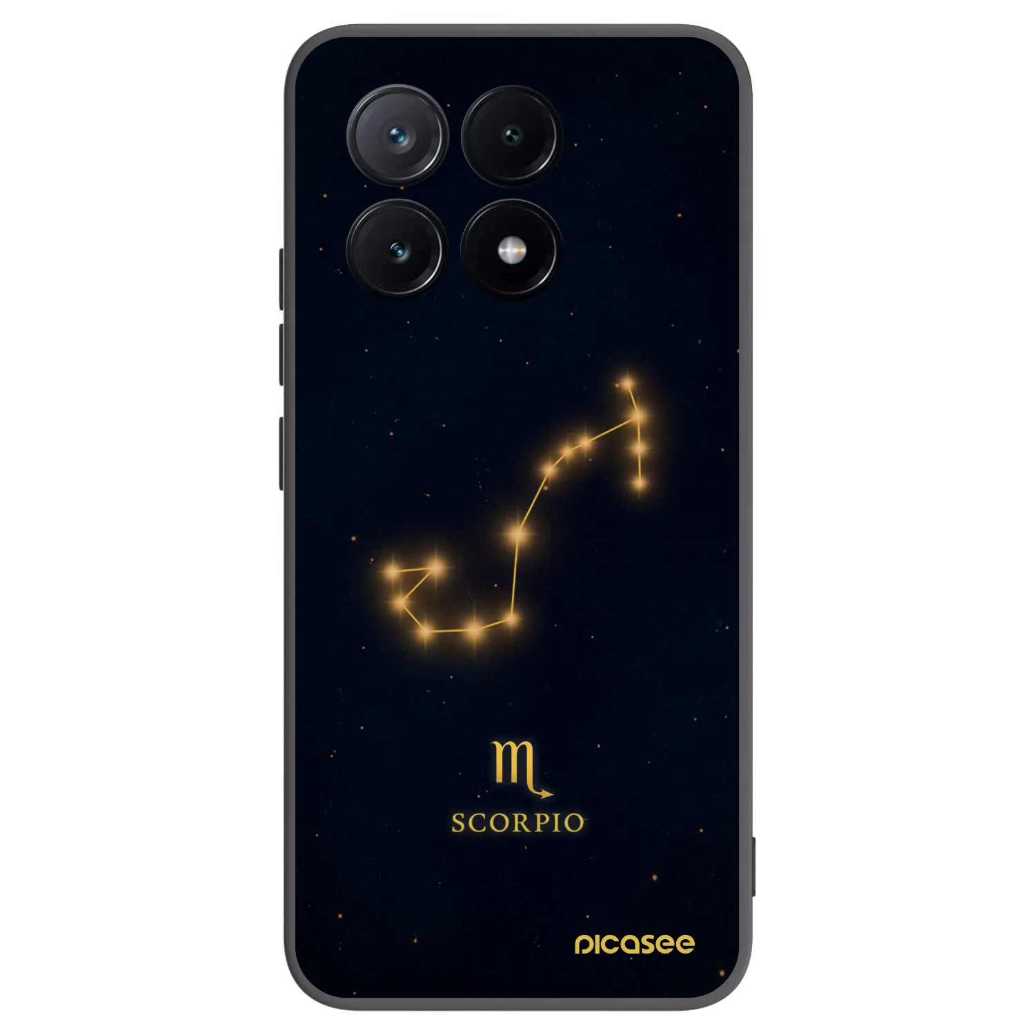 Picasee Xiaomi Poco X6 Pro Hülle - Schwarzes Silikon - SCORPIO