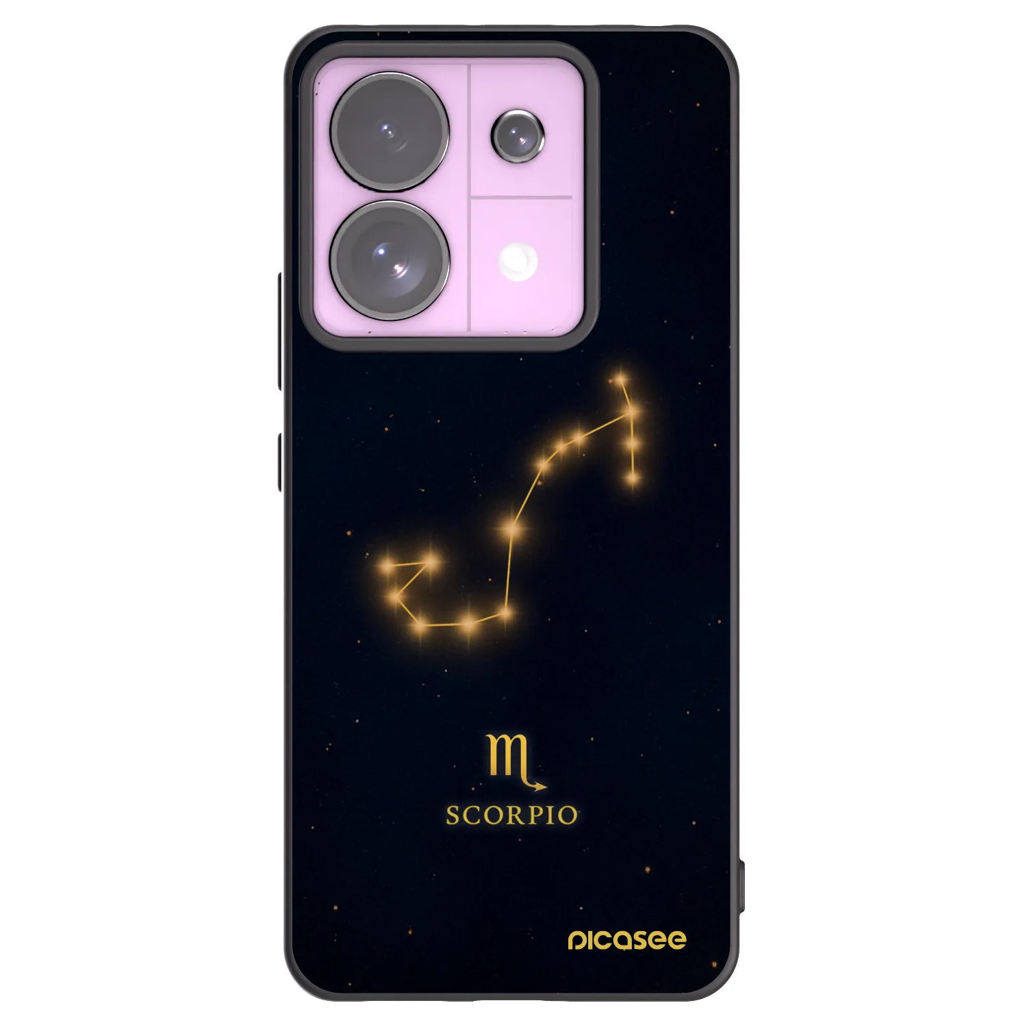 Picasee Xiaomi Redmi Note 13 Pro 5G Hülle - Schwarzes Silikon - SCORPIO