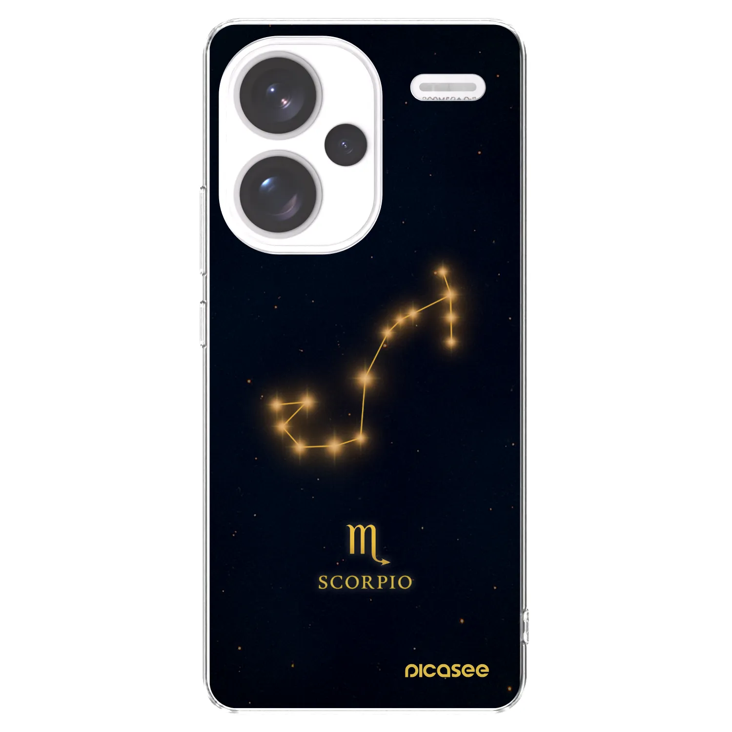 Picasee Xiaomi Redmi Note 13 Pro+ 5G Hülle - Transparentes Silikon - SCORPIO