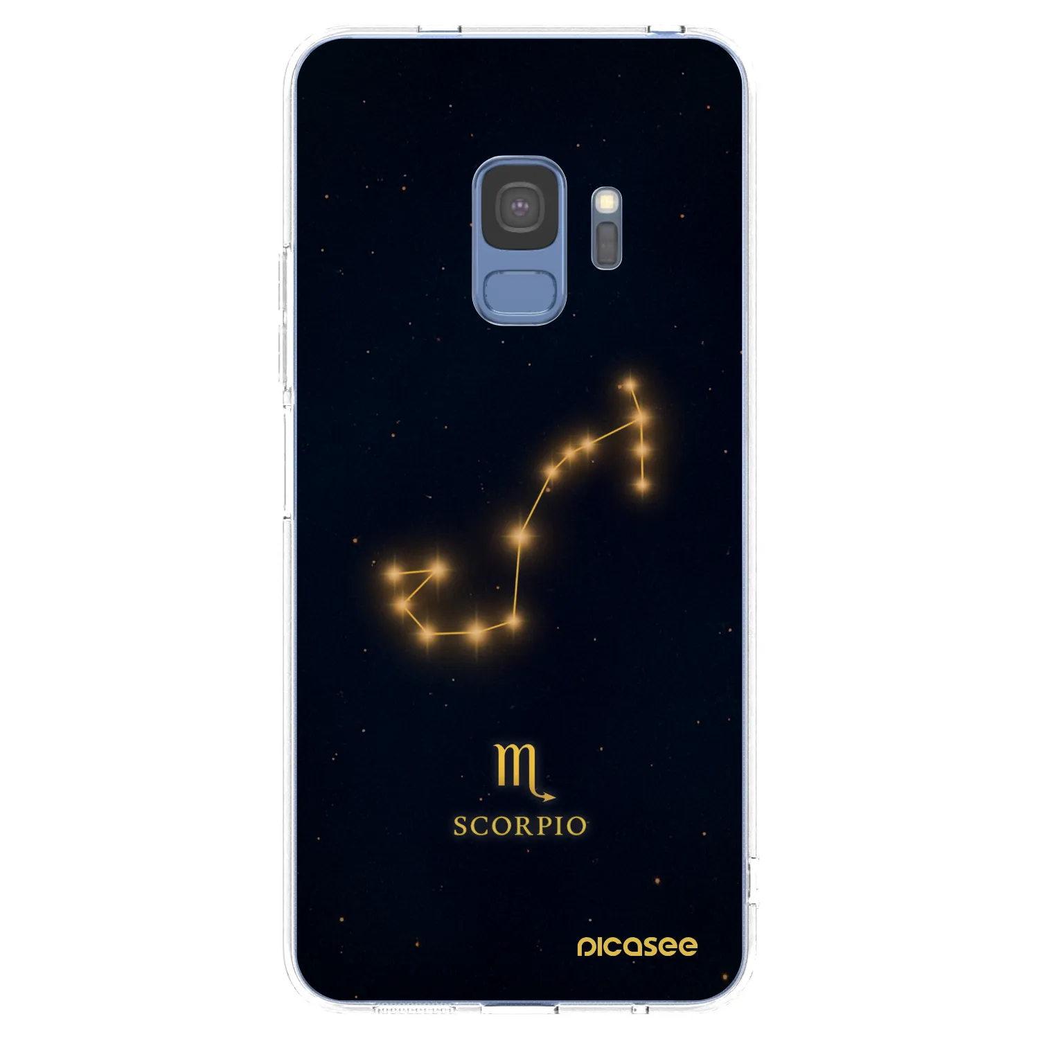 Picasee Samsung Galaxy S9 G960F Hülle - Transparentes Silikon - SCORPIO