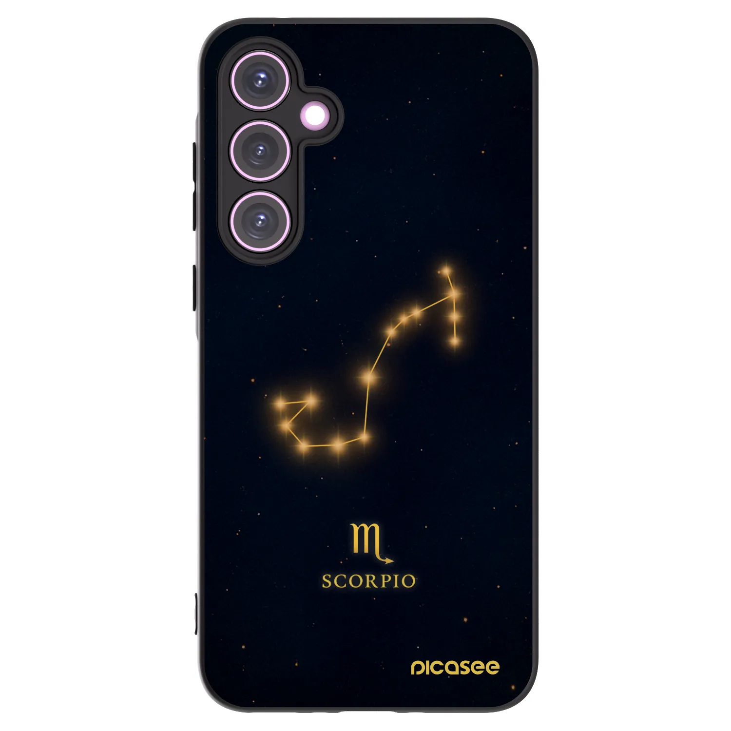 Picasee Samsung Galaxy A35 5G A356B Hülle - Schwarzes Silikon - SCORPIO