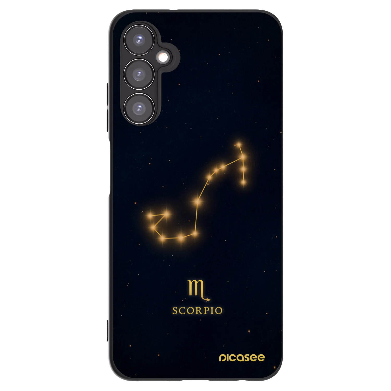 Picasee Samsung Galaxy A05s A057G Hülle - Schwarzes Silikon - SCORPIO