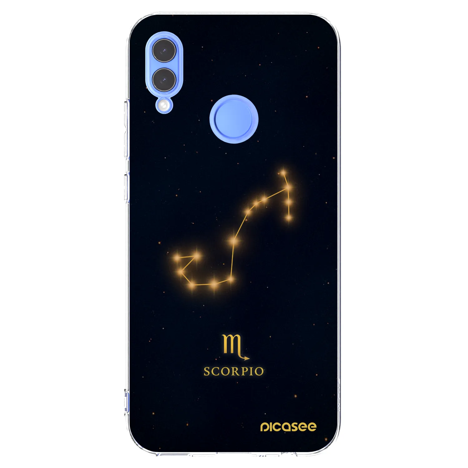 Picasee Honor 10 Lite Hülle - Transparentes Silikon - SCORPIO