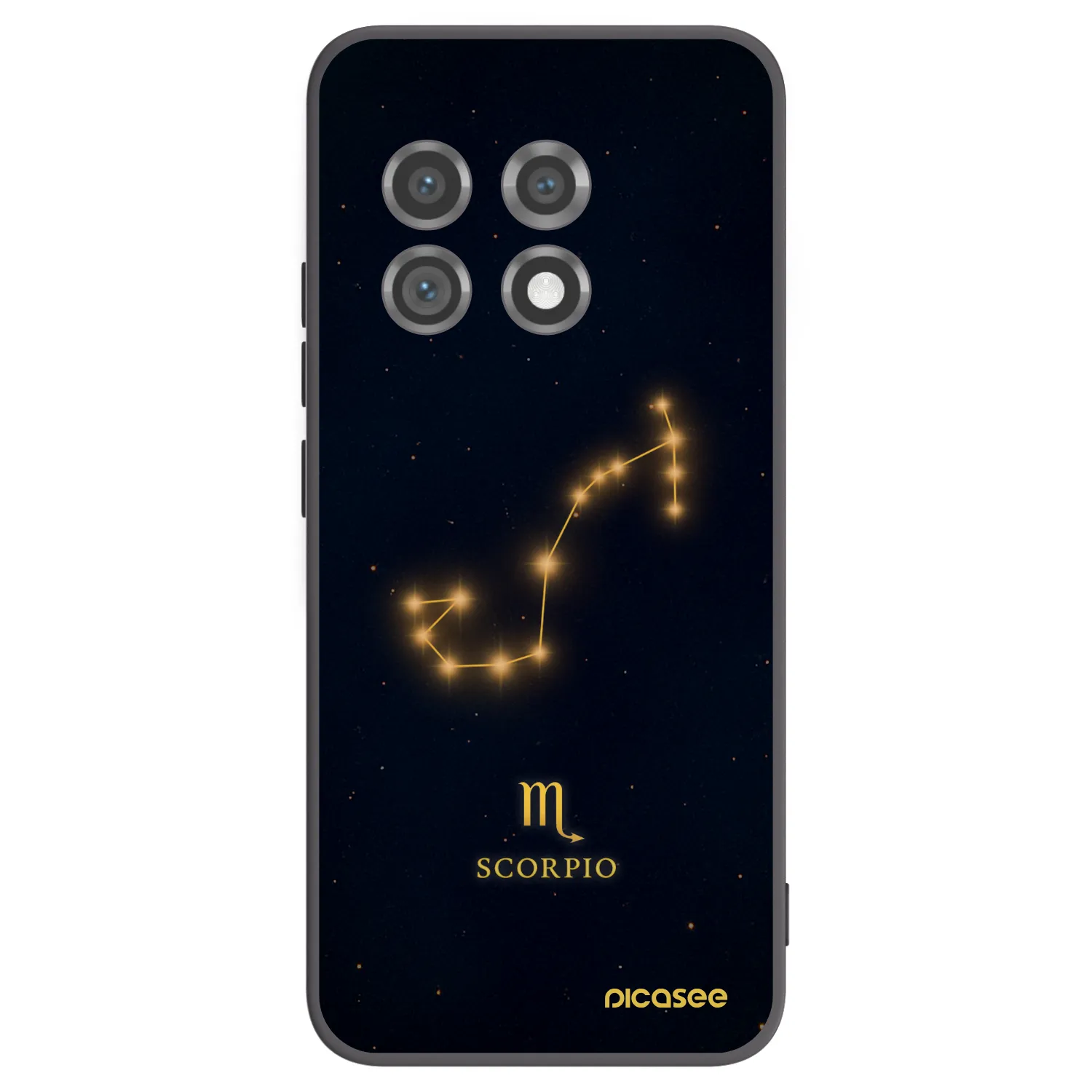 Picasee OnePlus 11 5G Hülle - Schwarzes Silikon - SCORPIO