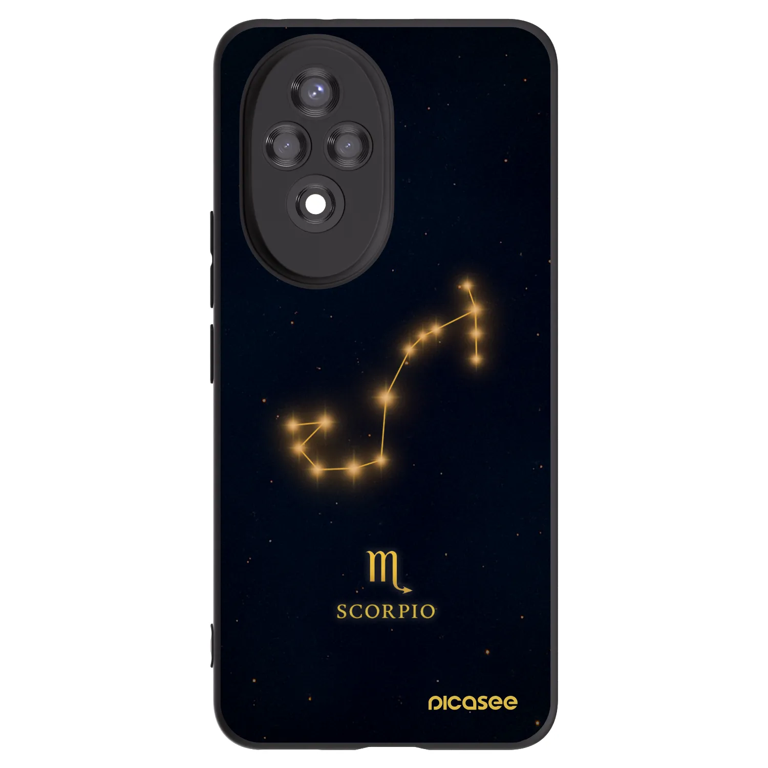 Picasee Honor 200 Pro 5G Hülle - Schwarzes Silikon - SCORPIO