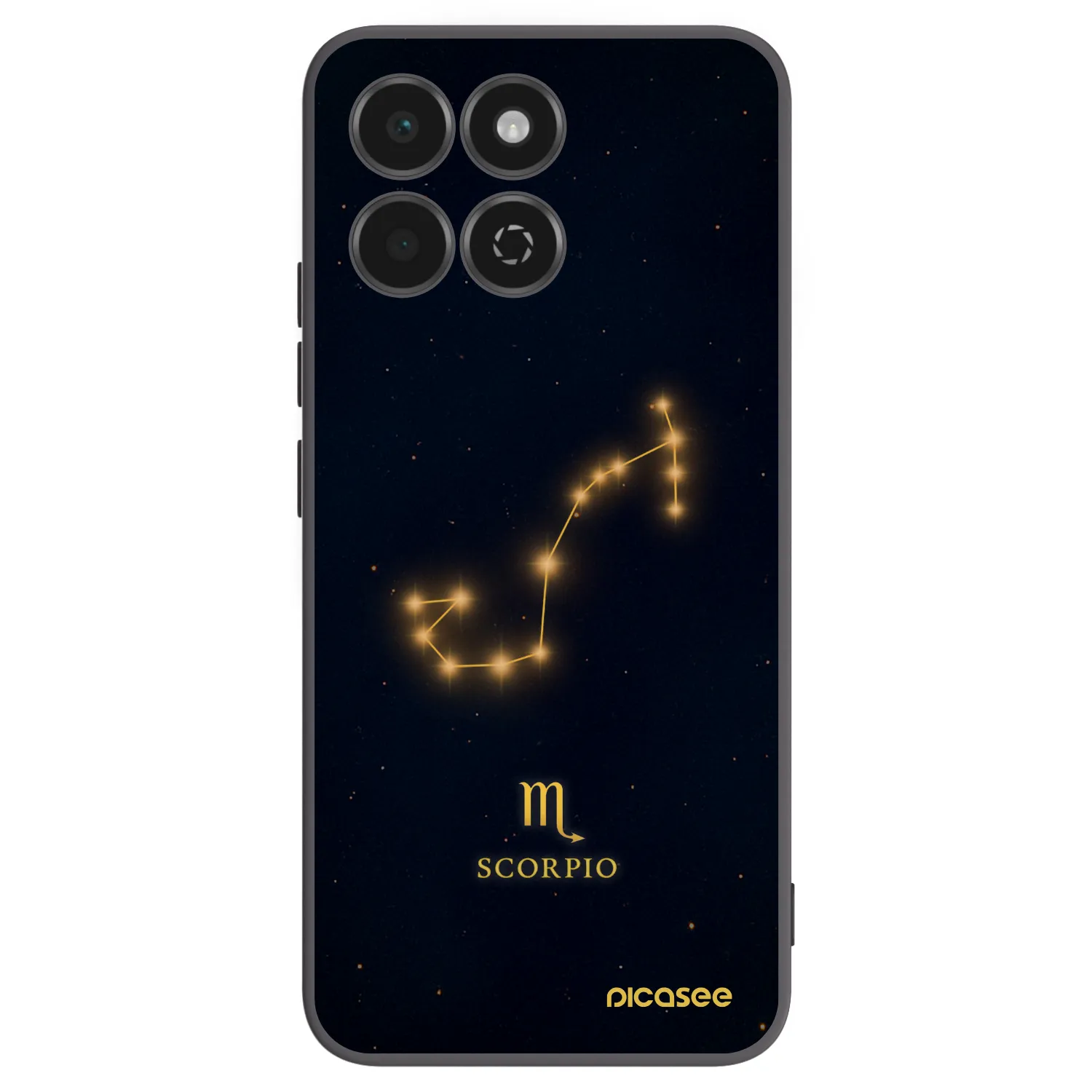 Picasee Honor 200 Smart 5G Hülle - Schwarzes Silikon - SCORPIO