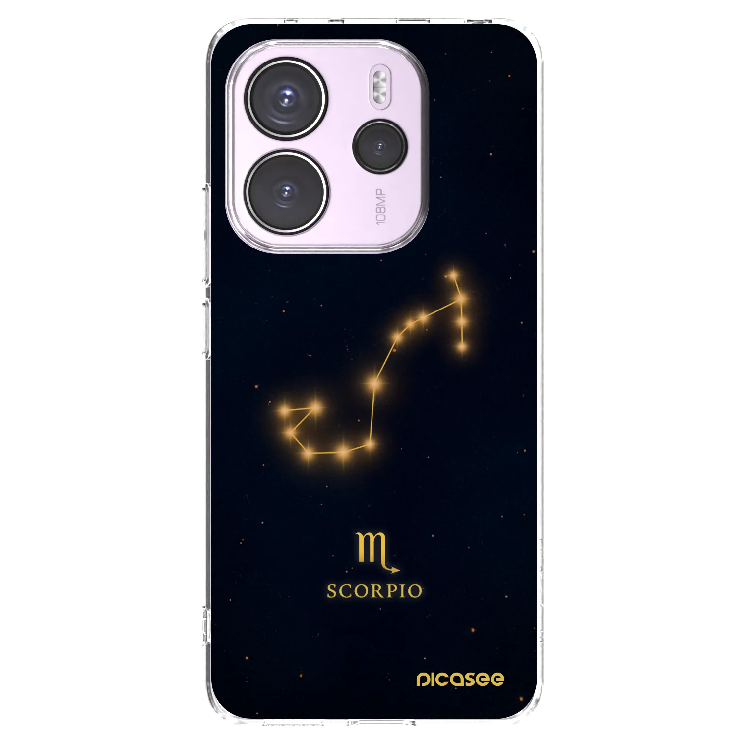 Picasee Xiaomi Redmi Note 14 4G Hülle - Transparentes Silikon - SCORPIO