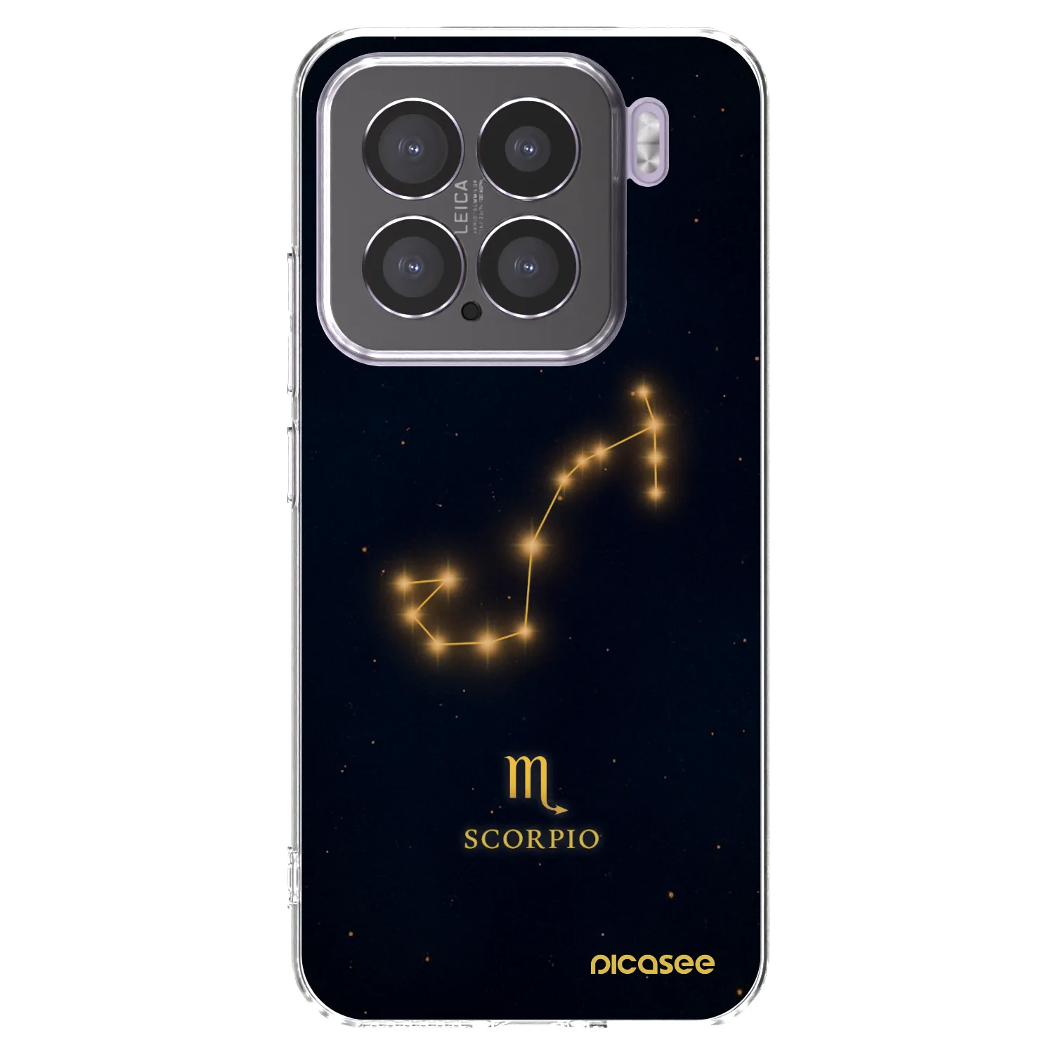 Picasee Xiaomi 15 Hülle - Transparentes Silikon - SCORPIO