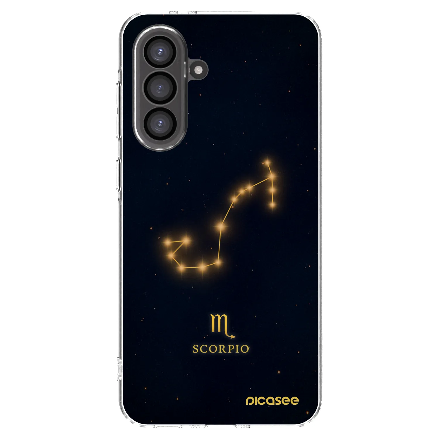 Picasee Samsung Galaxy A56 5G A566B Hülle - Transparentes Silikon - SCORPIO