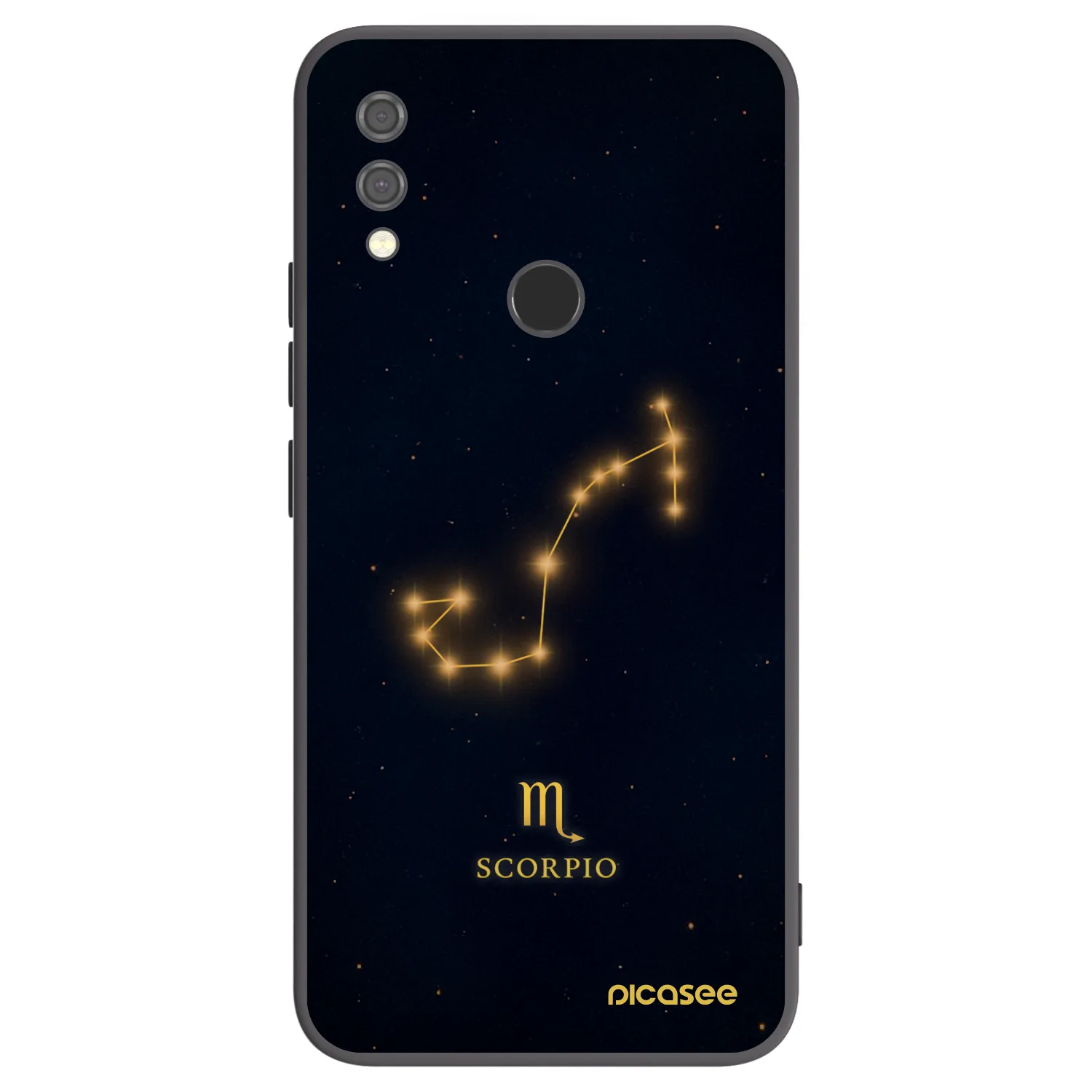 Picasee Xiaomi Redmi Note 7 Hülle - Schwarzes Silikon - SCORPIO
