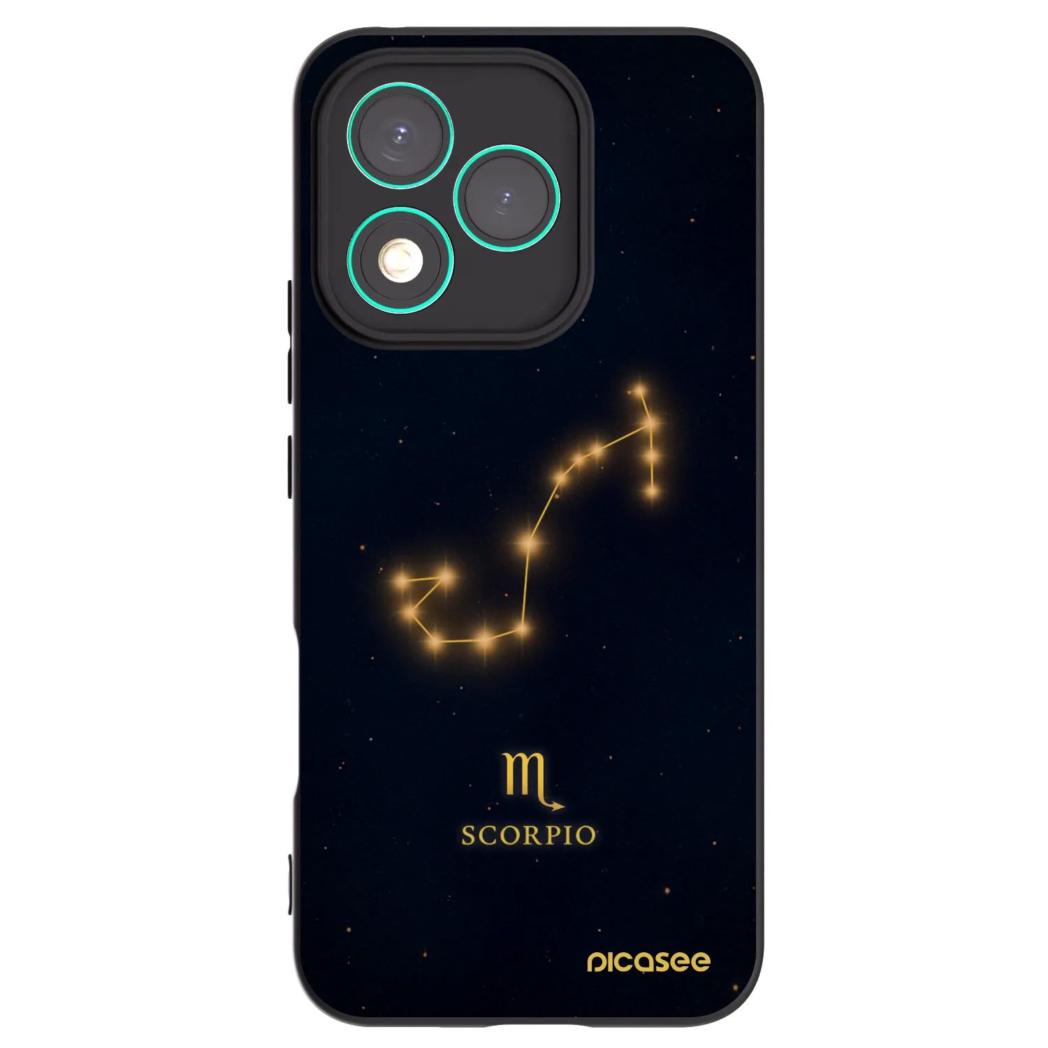 Picasee Honor 400 Lite 5G Hülle - Schwarzes Silikon - SCORPIO