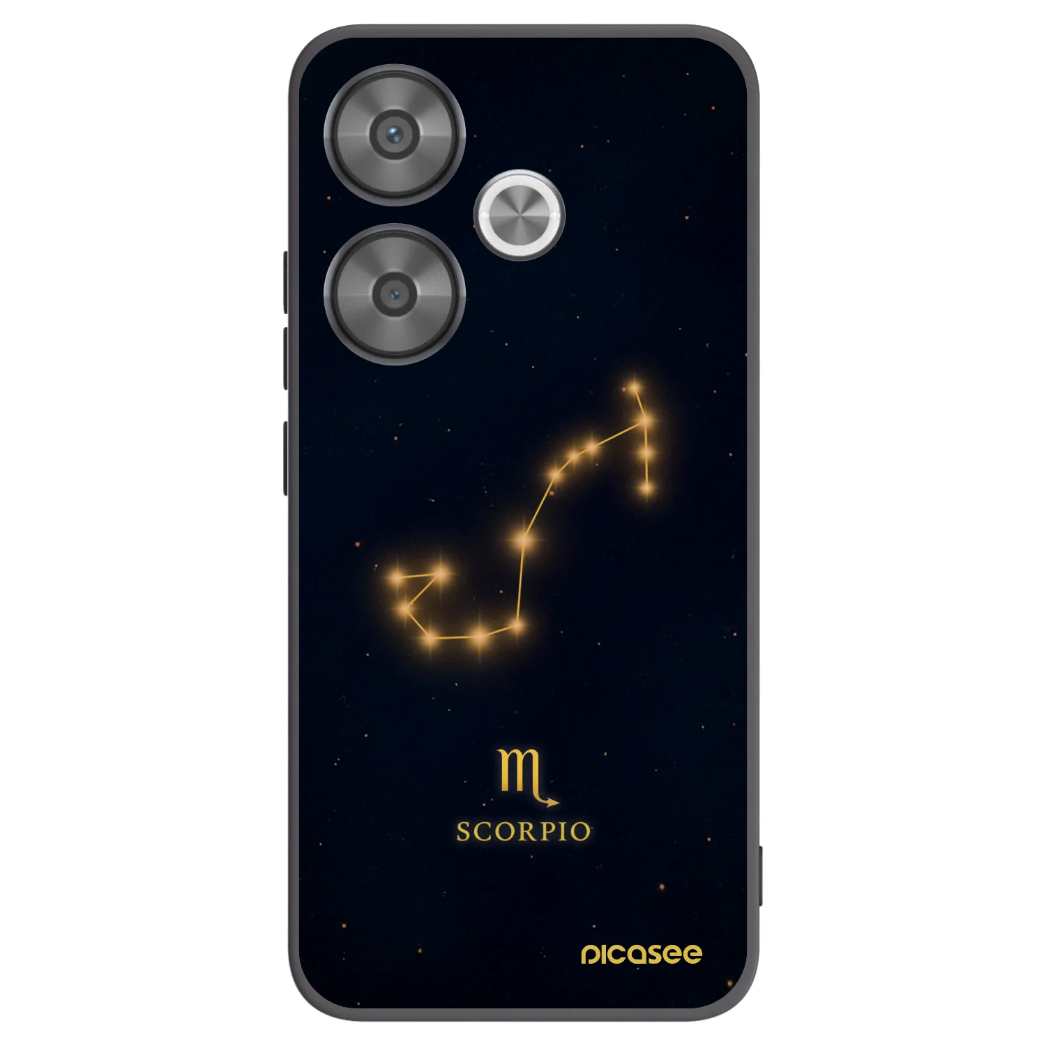 Picasee Xiaomi Poco F6 Hülle - Schwarzes Silikon - SCORPIO
