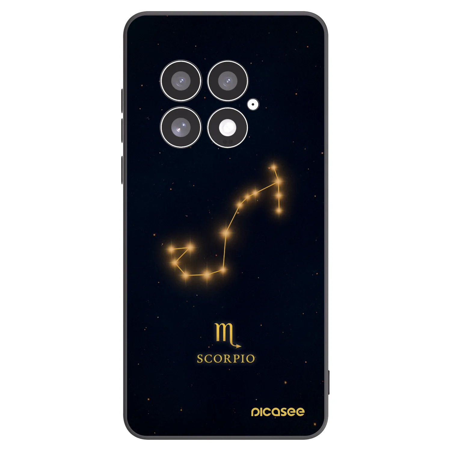 Picasee OnePlus 13 5G Hülle - Schwarzes Silikon - SCORPIO