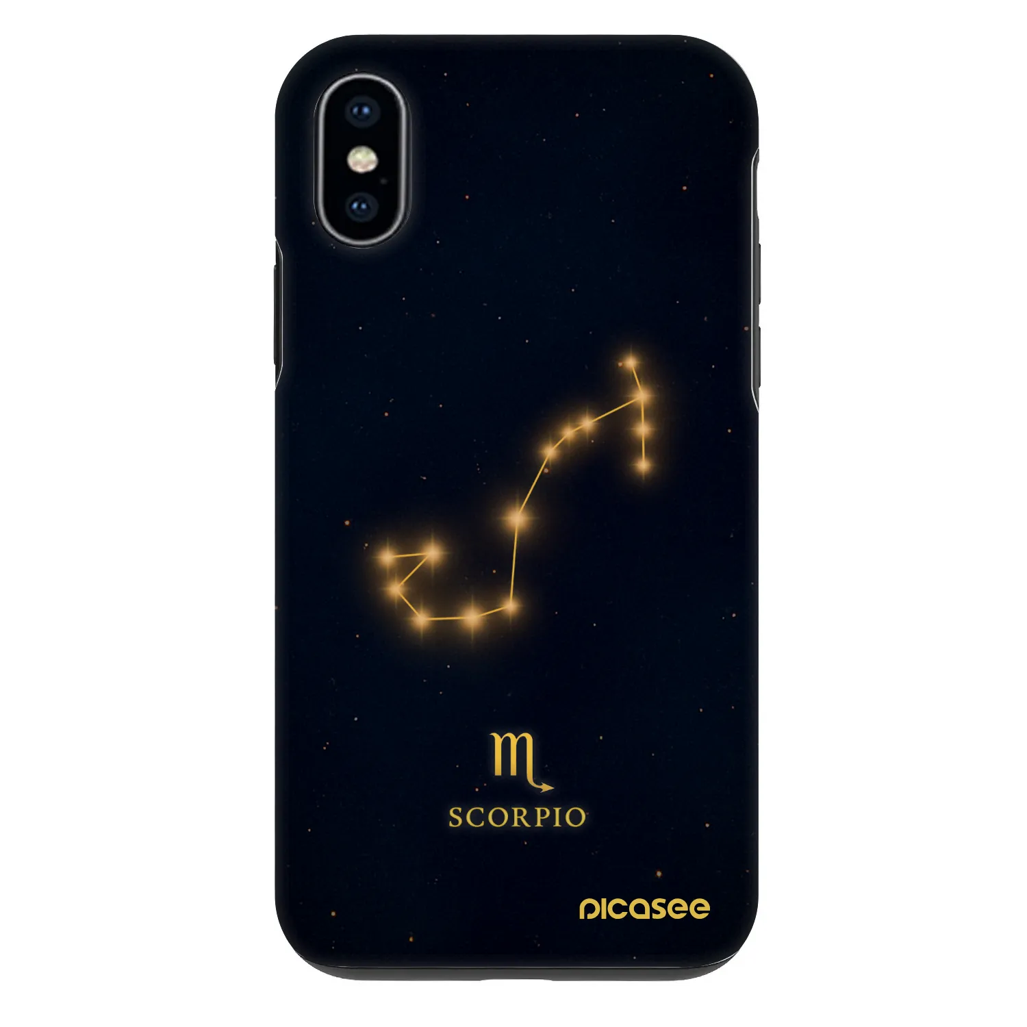 Picasee Fashion Case für Apple iPhone X/XS - SCORPIO