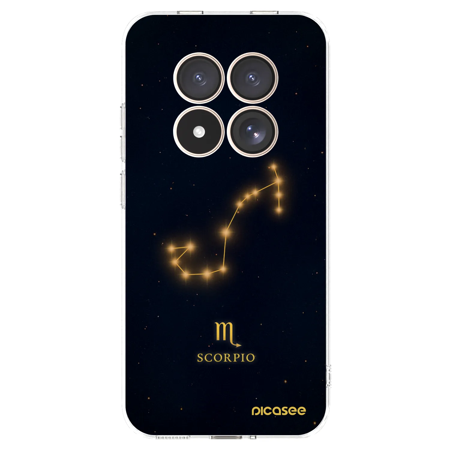 Picasee Xiaomi Redmi Note 15 Pro 4G Hülle - Transparentes Silikon - SCORPIO