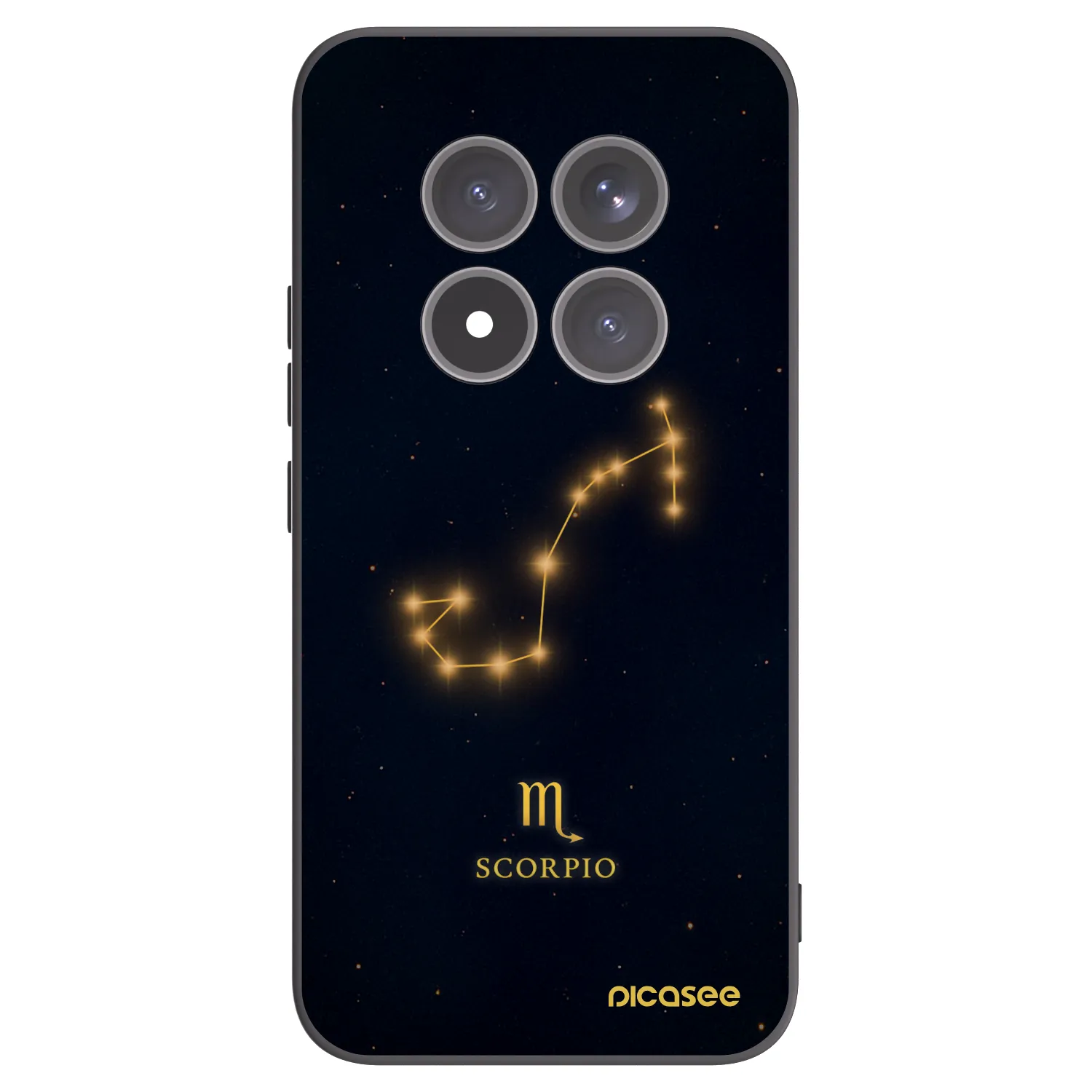Picasee Xiaomi Redmi Note 15 Pro+ Hülle - Schwarzes Silikon - SCORPIO