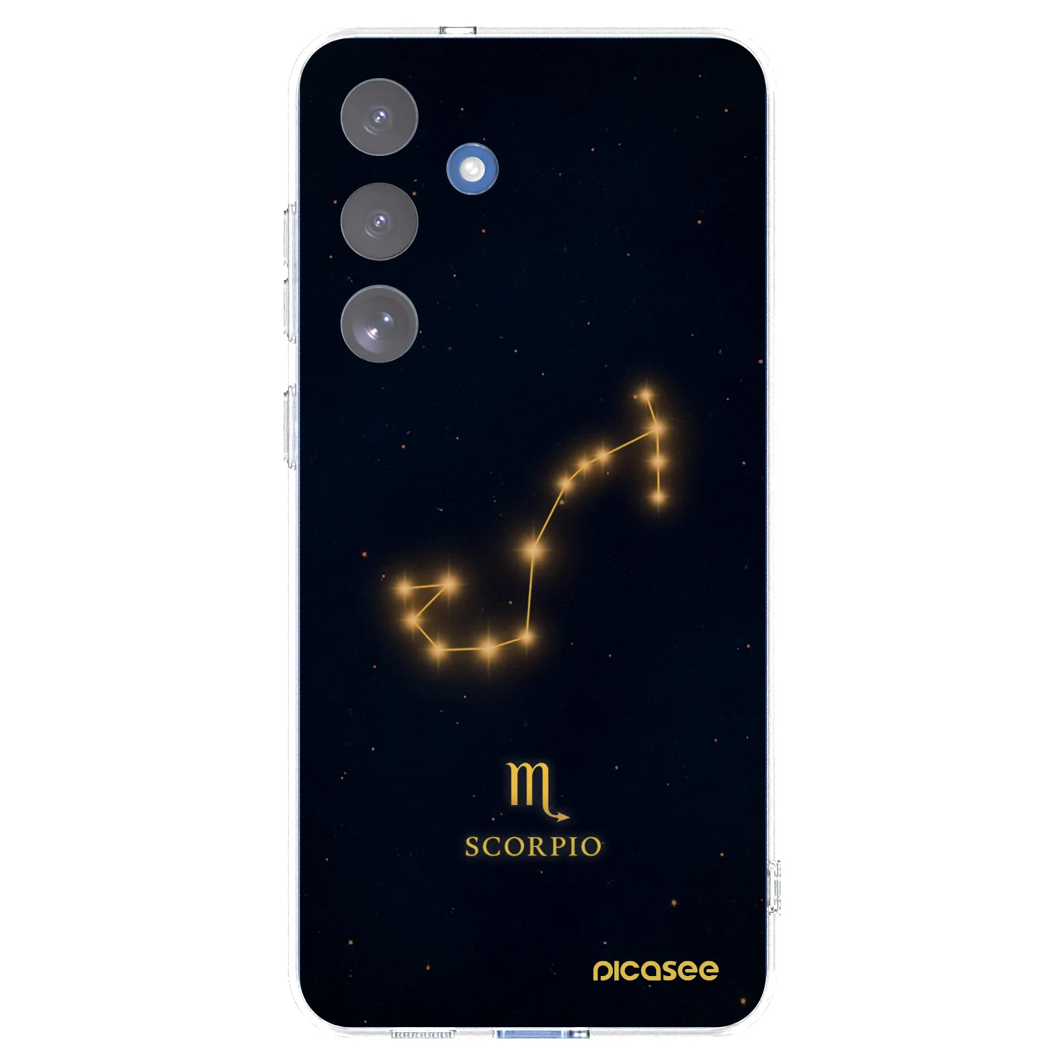 Picasee Samsung Galaxy S25 FE 5G Hülle - Transparentes Silikon - SCORPIO