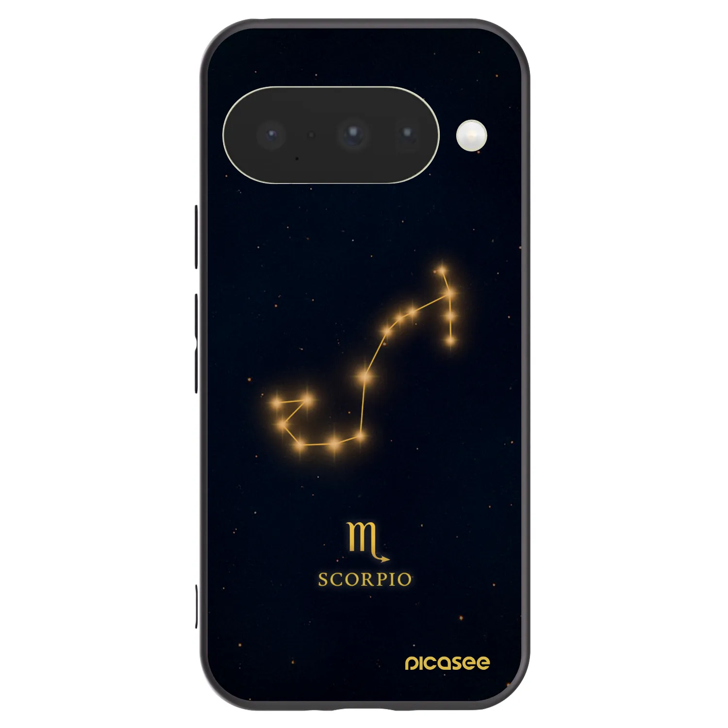 Picasee Google Pixel 10 Hülle - Schwarzes Silikon - SCORPIO