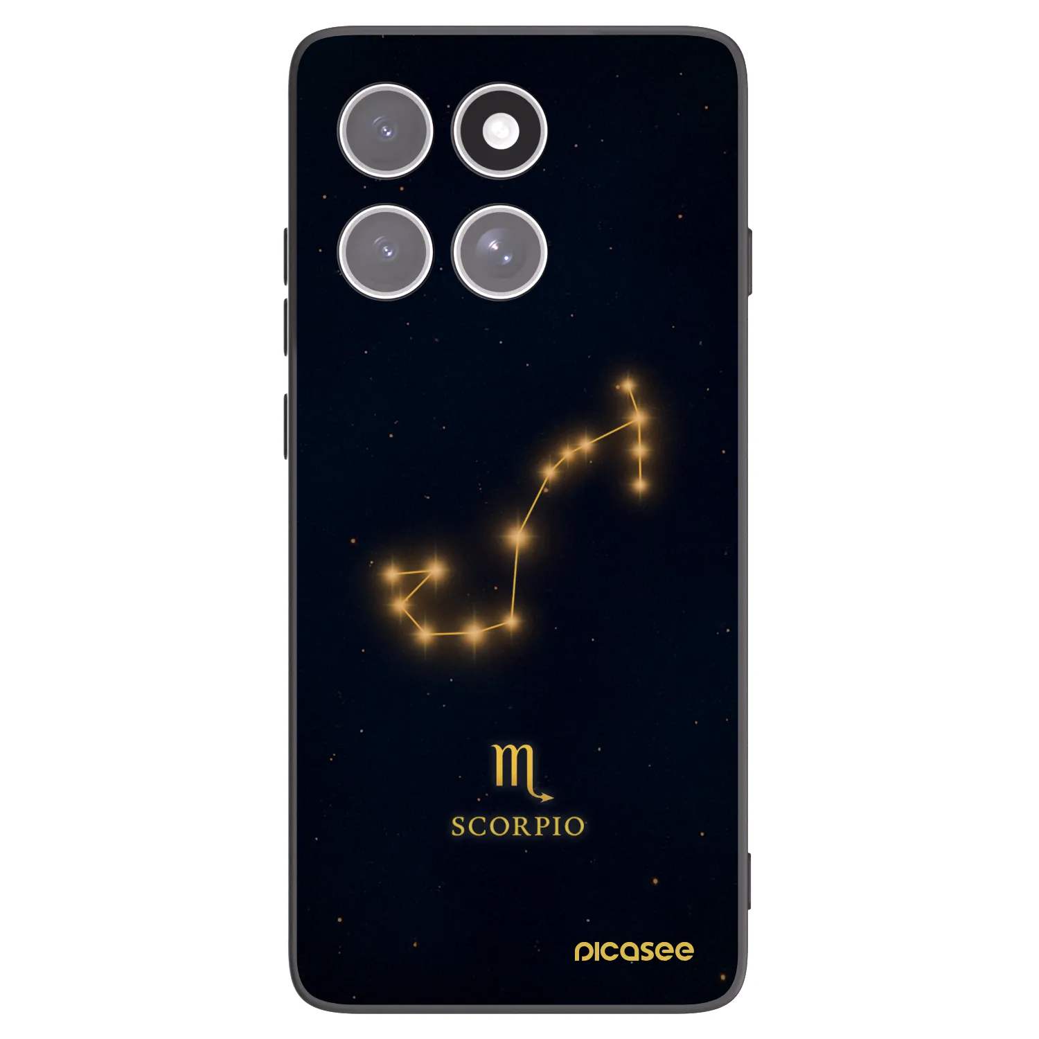 Picasee Motorola Edge 60 Fusion Hülle - Schwarzes Silikon - SCORPIO