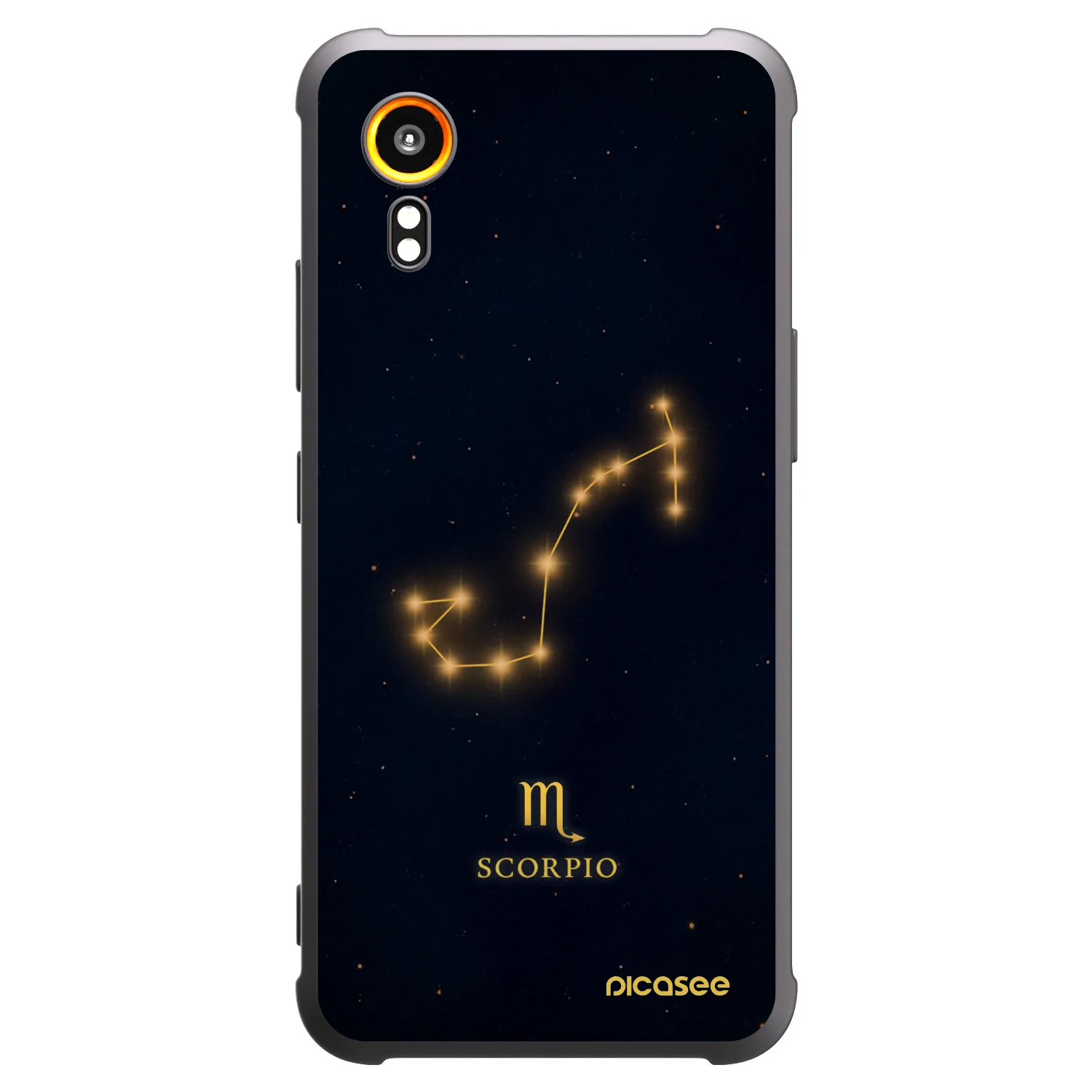 Picasee Samsung Galaxy Xcover 7 Hülle - Schwarzes Silikon - SCORPIO