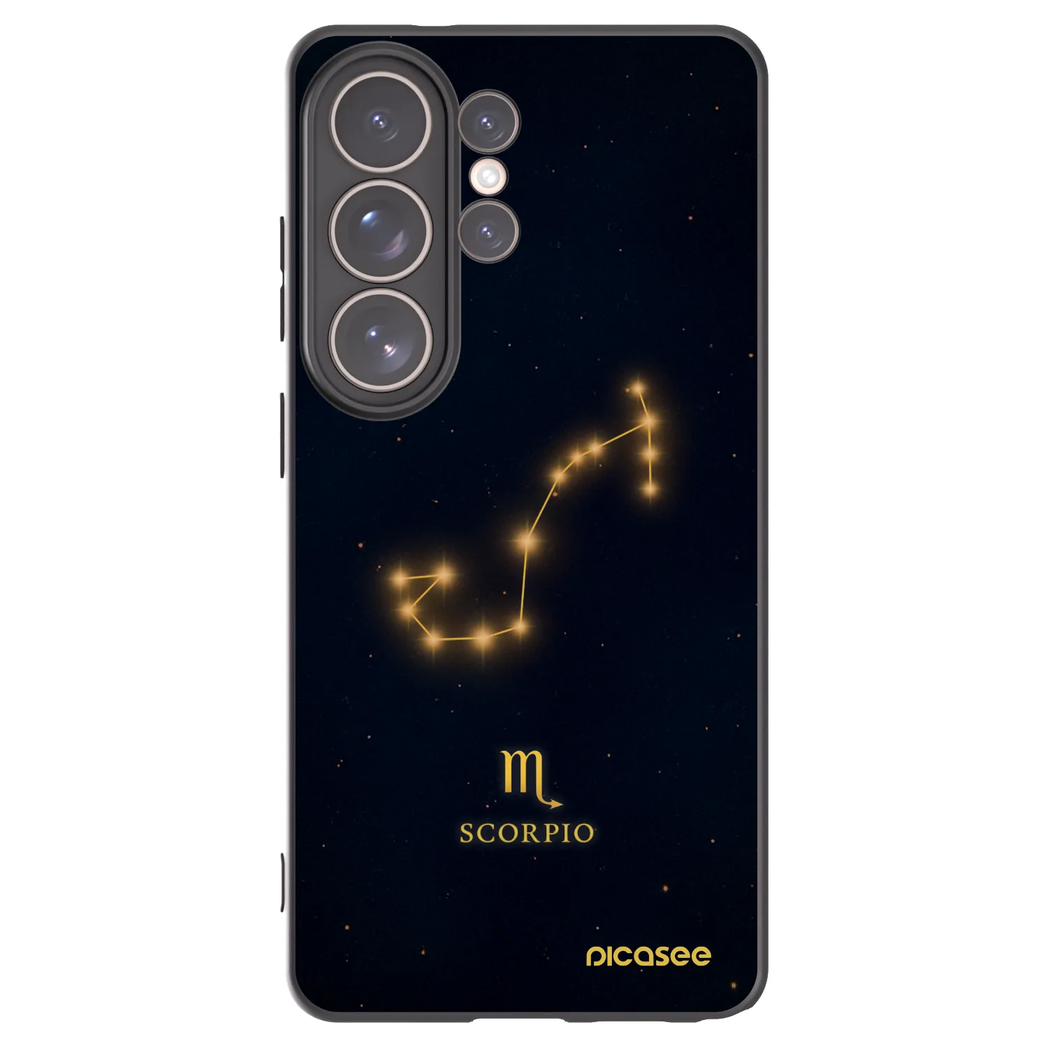 Picasee Samsung Galaxy S26 Ultra Hülle - Schwarzes Silikon - SCORPIO