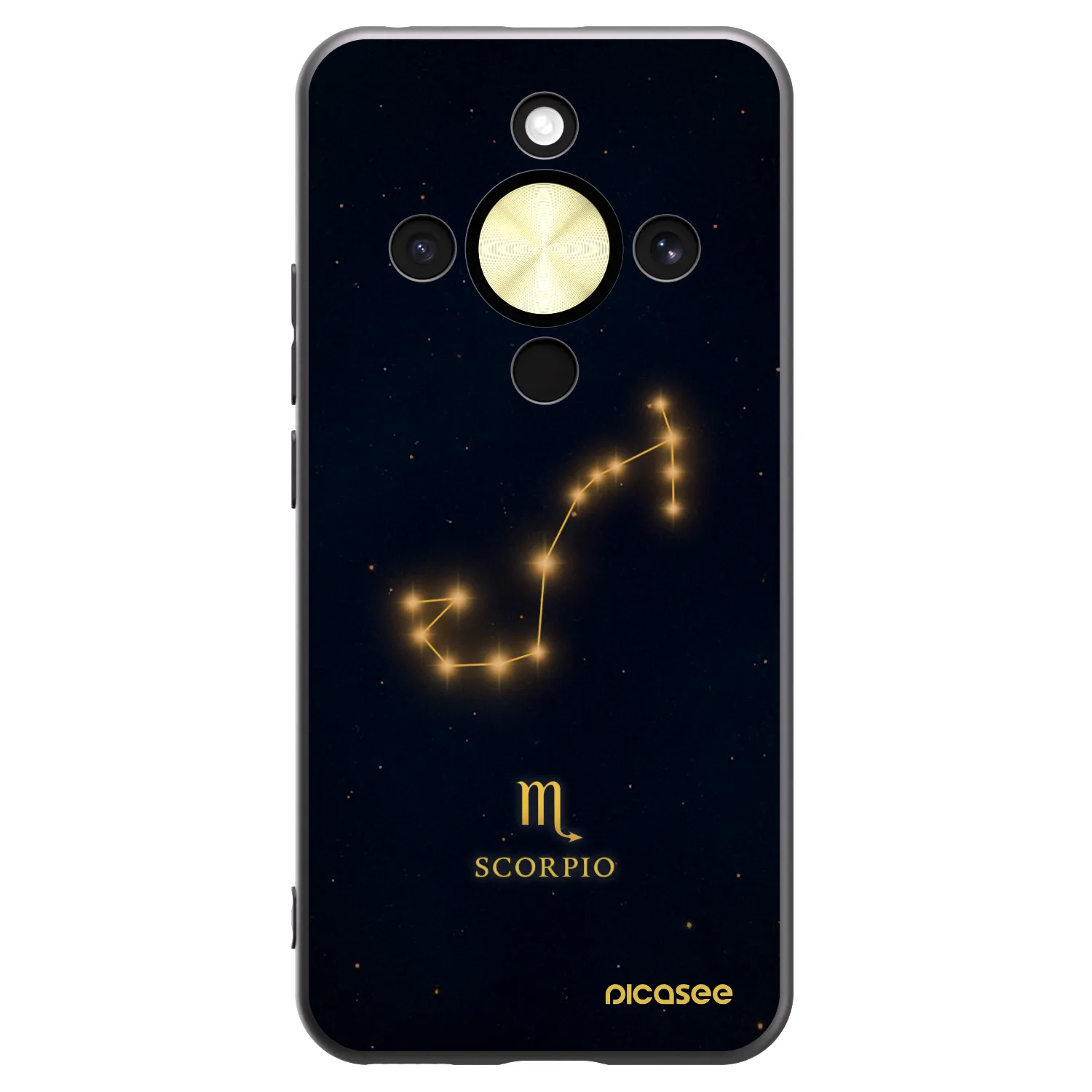 Picasee Honor Magic8 Lite 5G Hülle - Schwarzes Silikon - SCORPIO