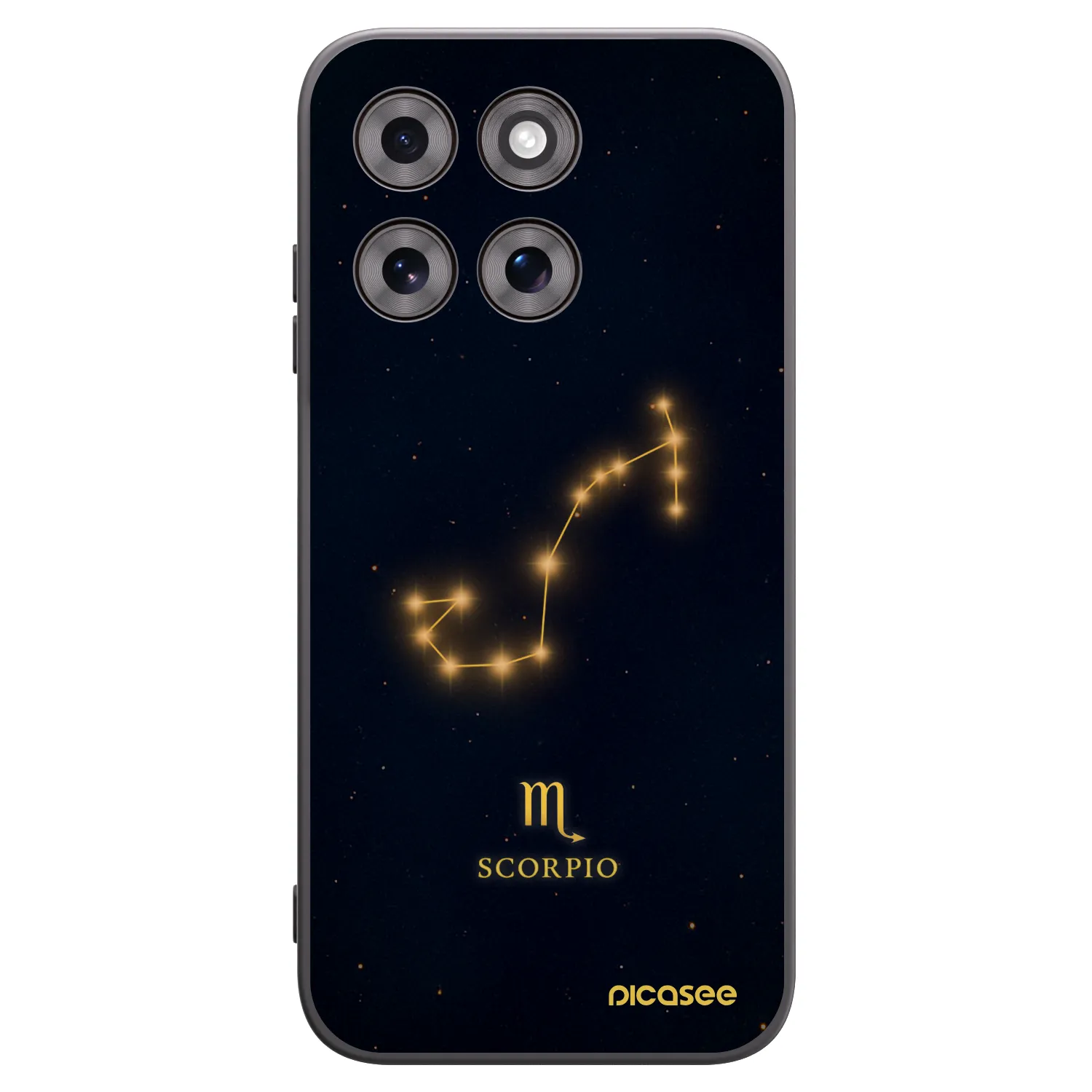 Picasee Motorola Moto G77 Hülle - Schwarzes Silikon - SCORPIO
