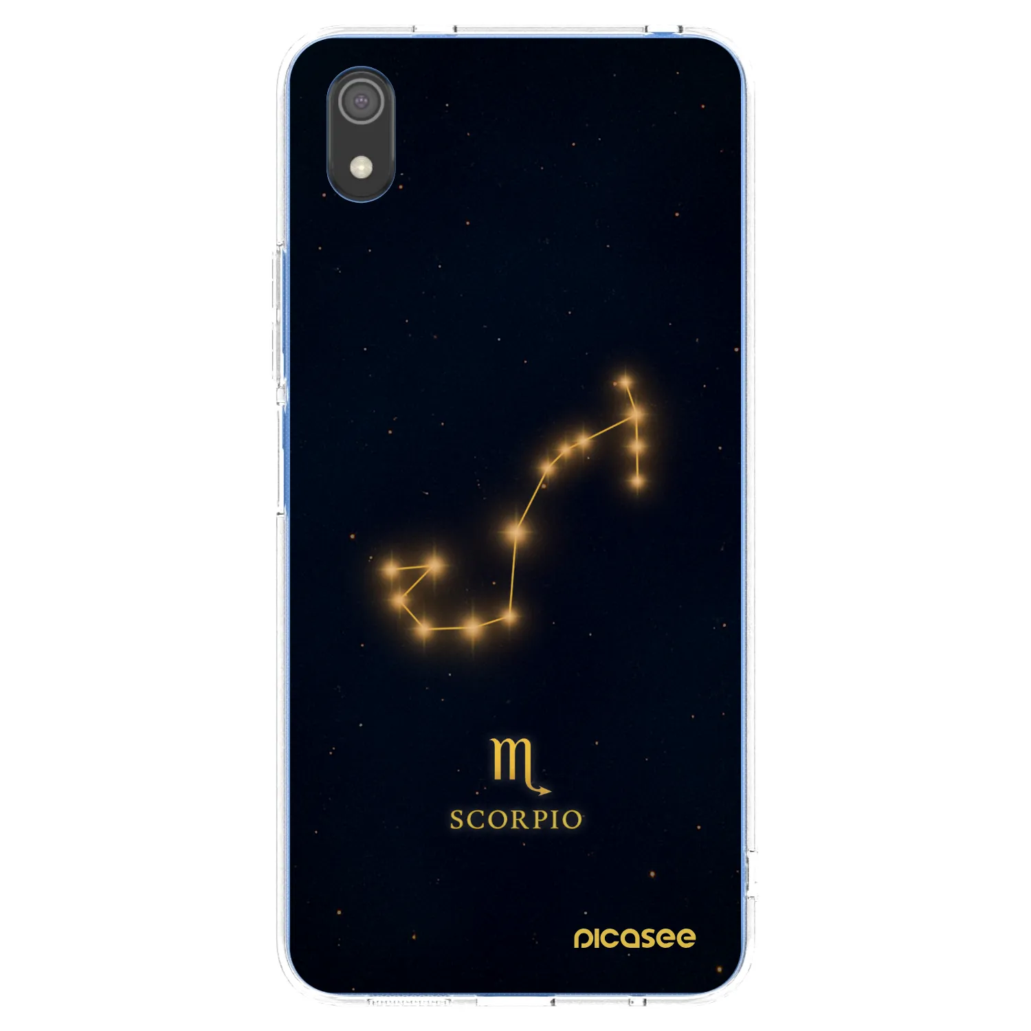 Picasee Xiaomi Redmi 7A Hülle - Transparentes Silikon - SCORPIO