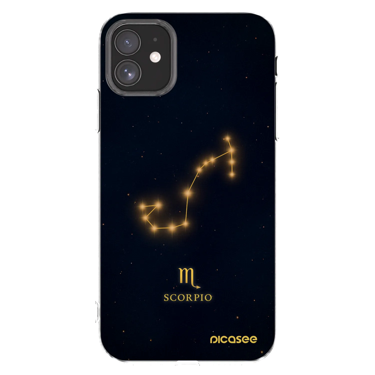 Picasee Apple iPhone 11 Hülle - Transparentes Silikon - SCORPIO