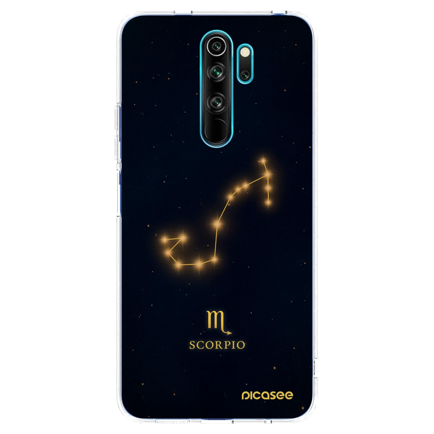 Picasee Xiaomi Redmi Note 8 Pro Hülle - Transparentes Silikon - SCORPIO