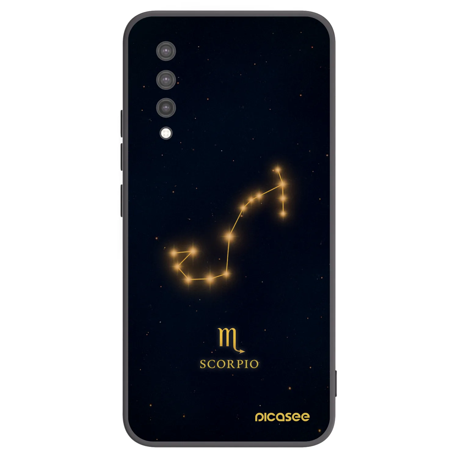 Picasee Xiaomi Mi 9 Lite Hülle - Schwarzes Silikon - SCORPIO