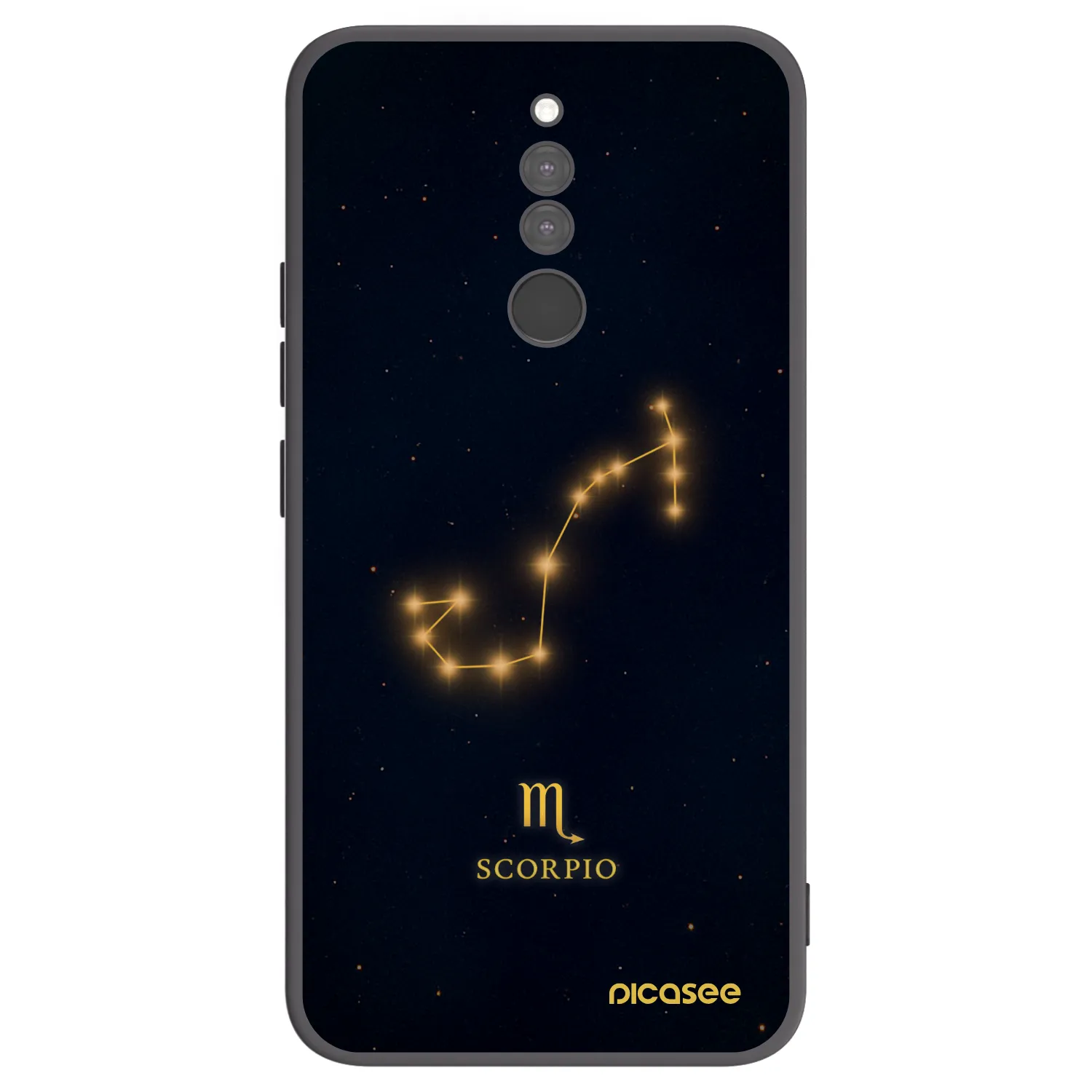 Picasee Xiaomi Redmi 8 Hülle - Schwarzes Silikon - SCORPIO