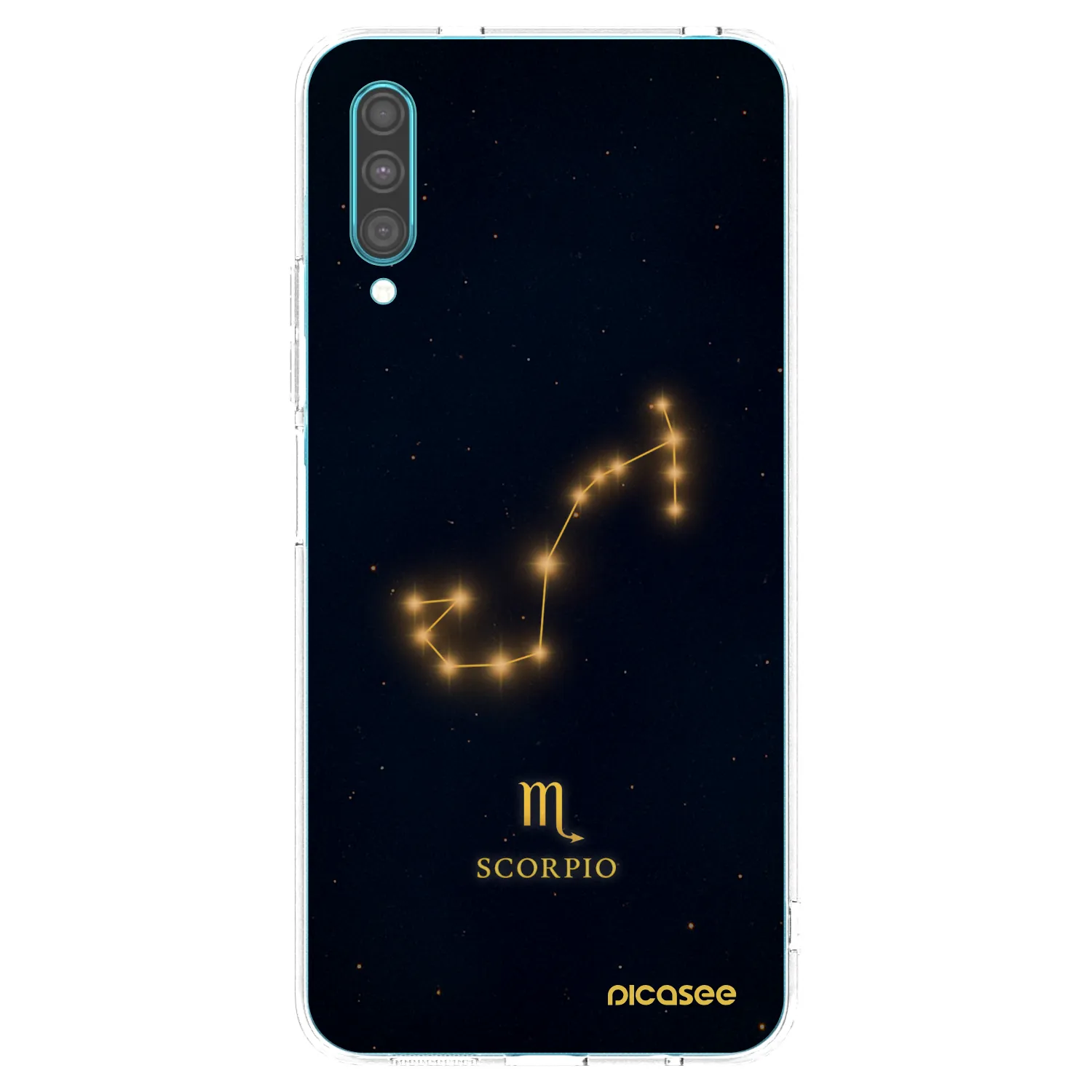 Picasee Samsung Galaxy A30s A307F Hülle - Transparentes Silikon - SCORPIO