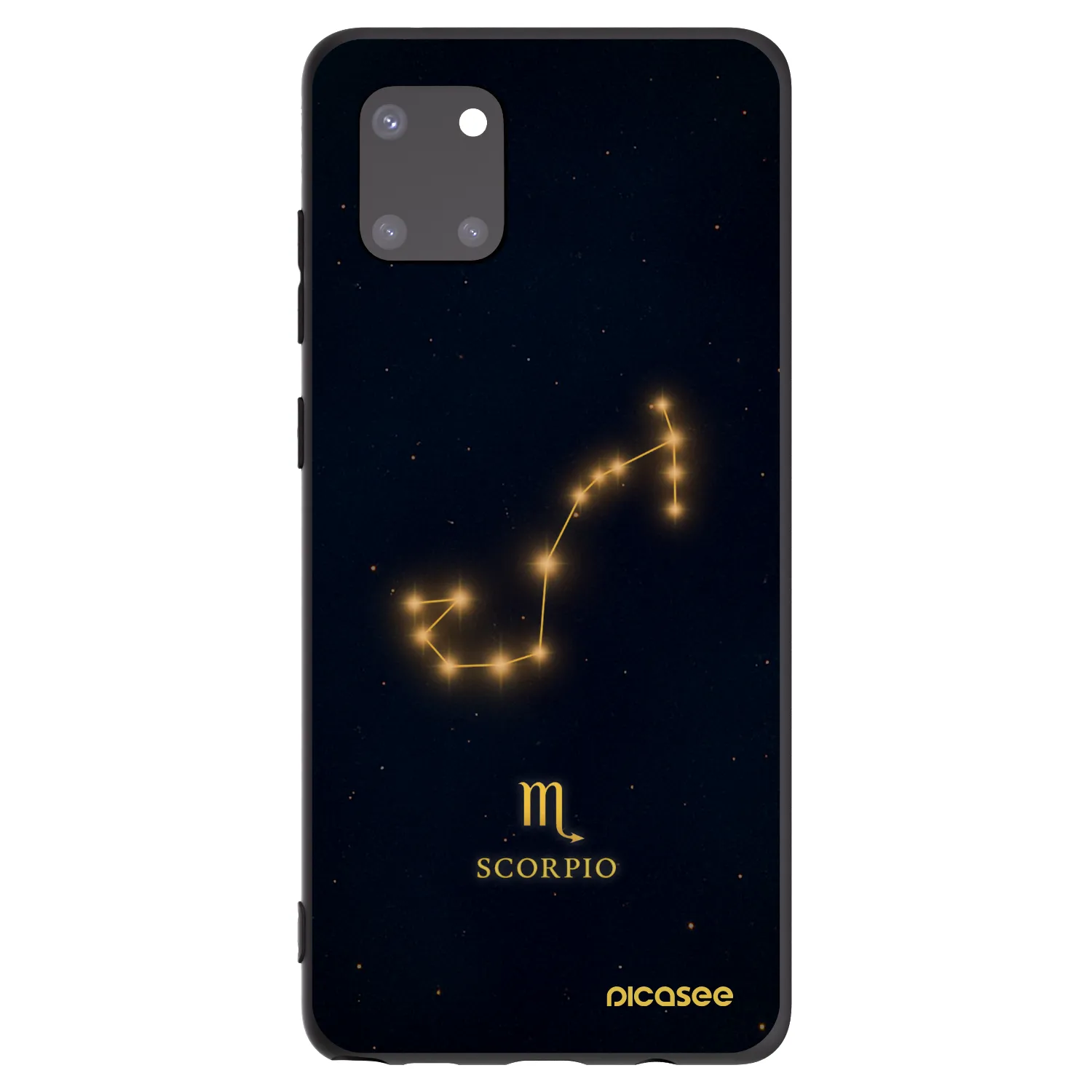 Picasee Samsung Galaxy Note 10 Lite N770F Hülle - Schwarzes Silikon - SCORPIO