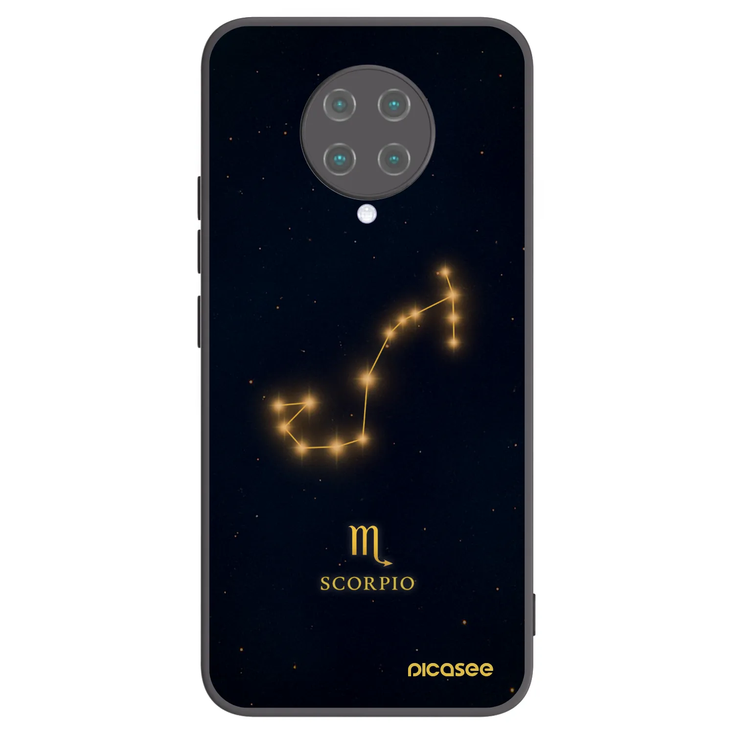 Picasee Xiaomi Poco F2 Pro Hülle - Schwarzes Silikon - SCORPIO