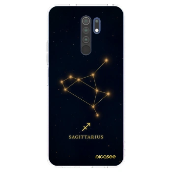 Picasee Xiaomi Redmi 9 Hülle - Transparentes Silikon - SAGITTARIUS