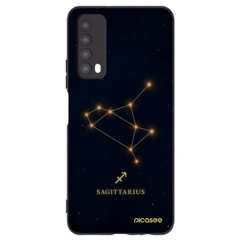 Picasee Huawei P Smart 2021 Hülle - Schwarzes Silikon - SAGITTARIUS