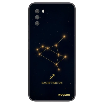 Picasee Xiaomi Poco M3 Hülle - Schwarzes Silikon - SAGITTARIUS