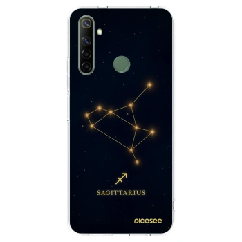 Picasee Realme 5 Hülle - Transparentes Silikon - SAGITTARIUS
