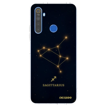 Picasee Realme 5 Hülle - Transparentes Silikon - SAGITTARIUS